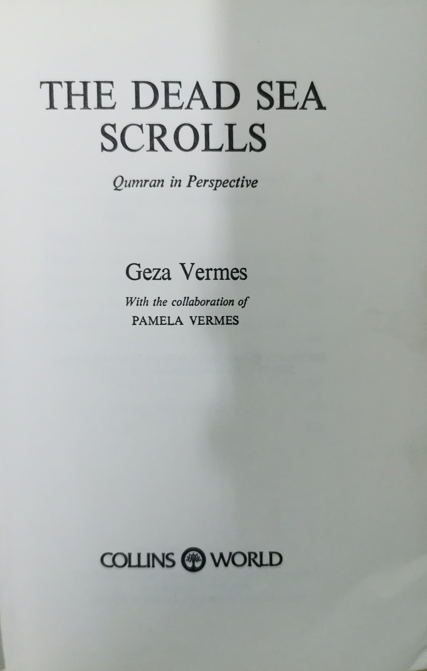 The Dead Sea Scrolls: Qumran in Perspective Hardcover – January 1, 1978 by Pamela Vermes Geza; Vermes (Author)