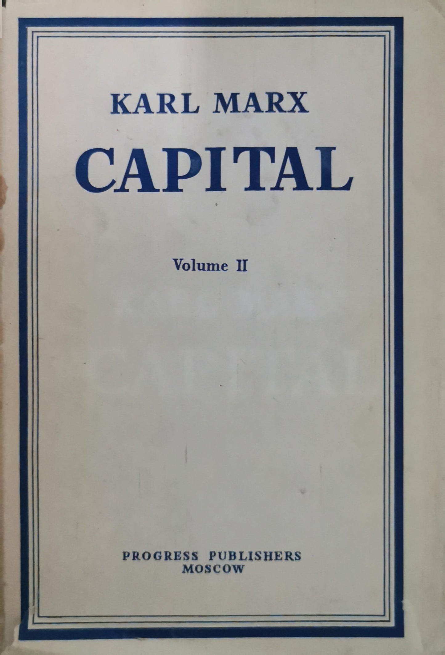 Karl Marx Capital : A Critique of Political Economy [3 Volume Set] Moscow 1977 Hardcover by Karl Marx (Author)