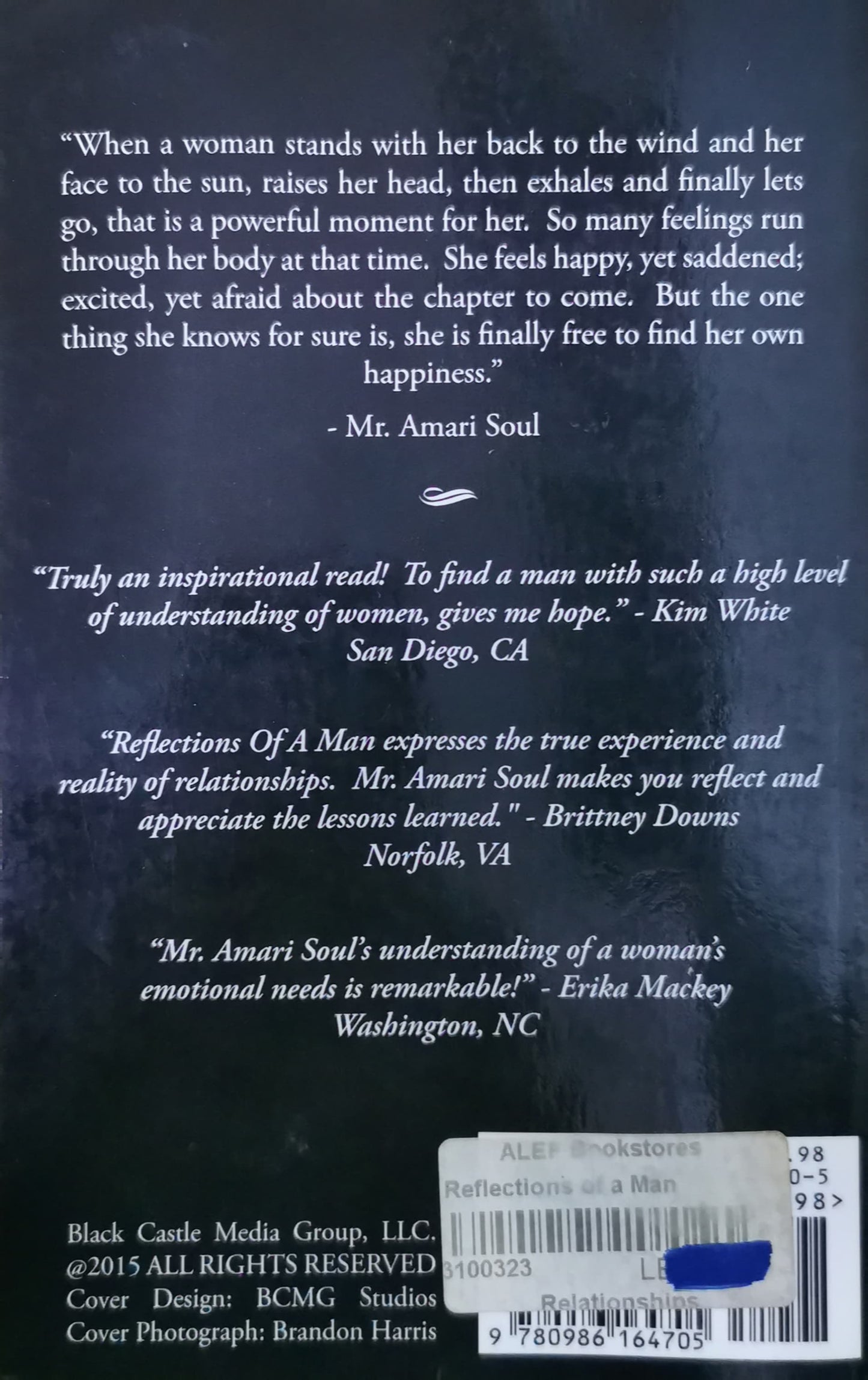 Reflections of a Man Book by Amari Soul