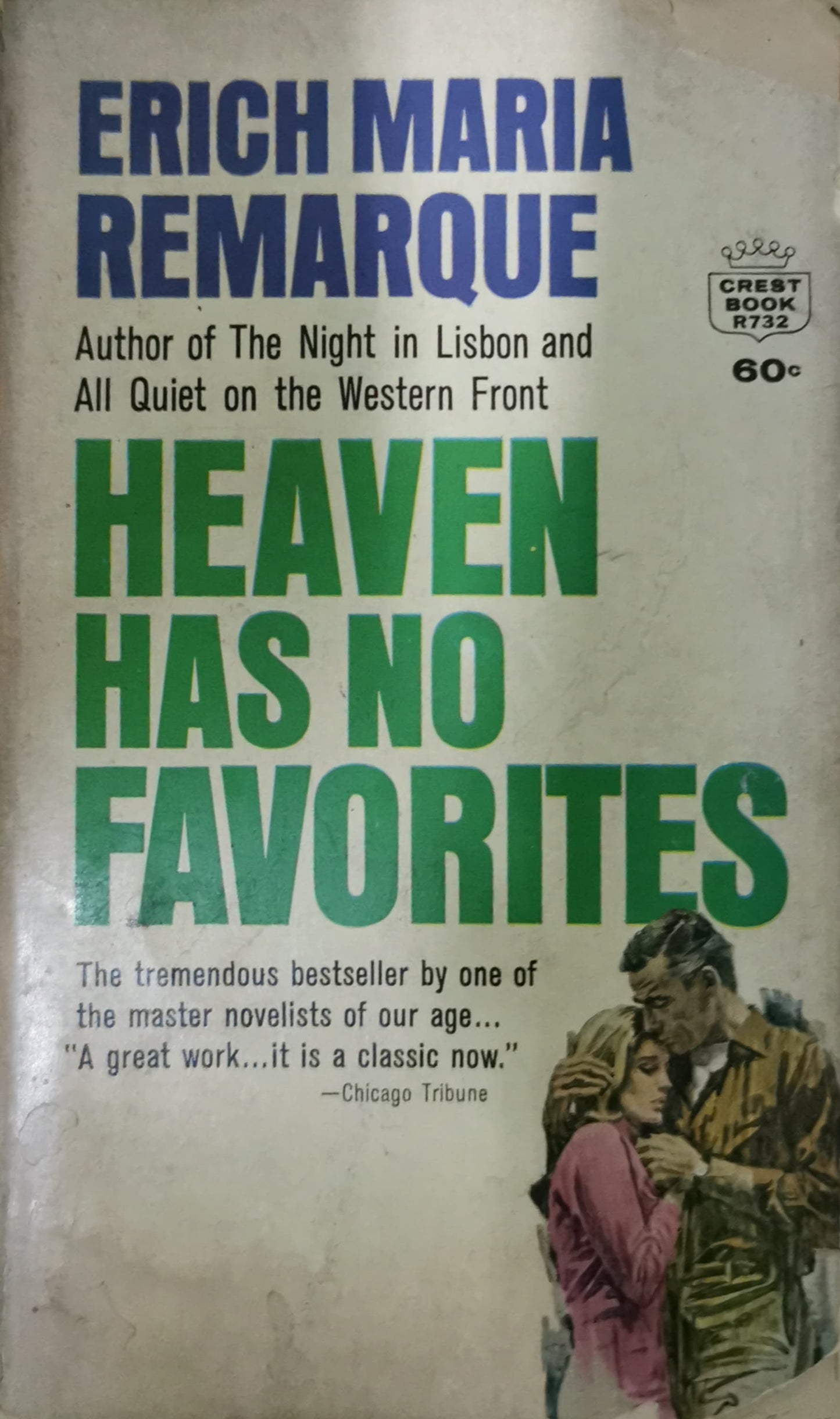 Heaven Has No Favorites Novel by Erich Maria Remarque