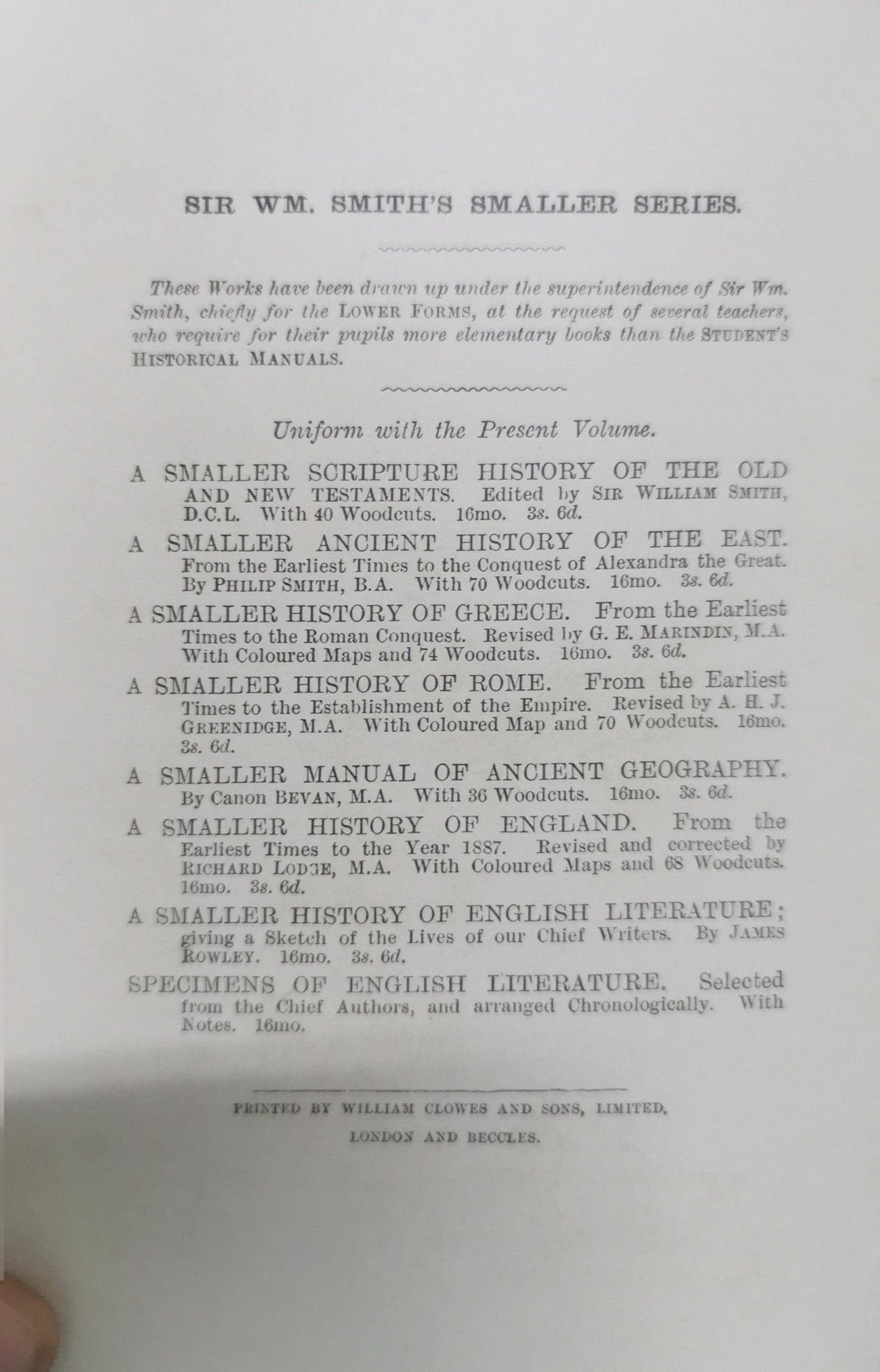 A Smaller Classical Mythology with translations from the ancient poets and questions upon the work Hardcover – January 1, 1905 by William Smith (Author)