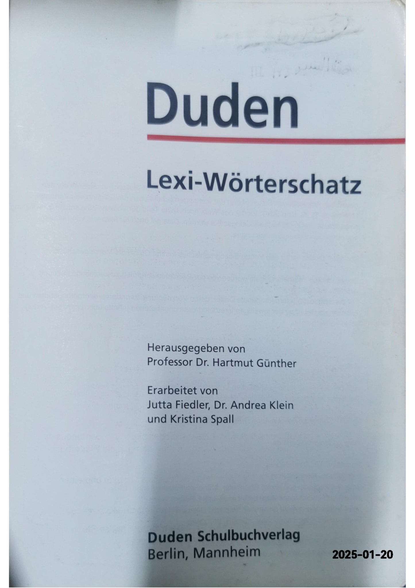 Lexi-Wörterschatz - Das Wörterbuch mit Rechtschreibstrategien - 2.-4. Schuljahr: Wörterbuch mit Abschreibschablone - Kartoniert Perfect Paperback – 12 May 2020 by Hartmut Günther (Herausgeber)