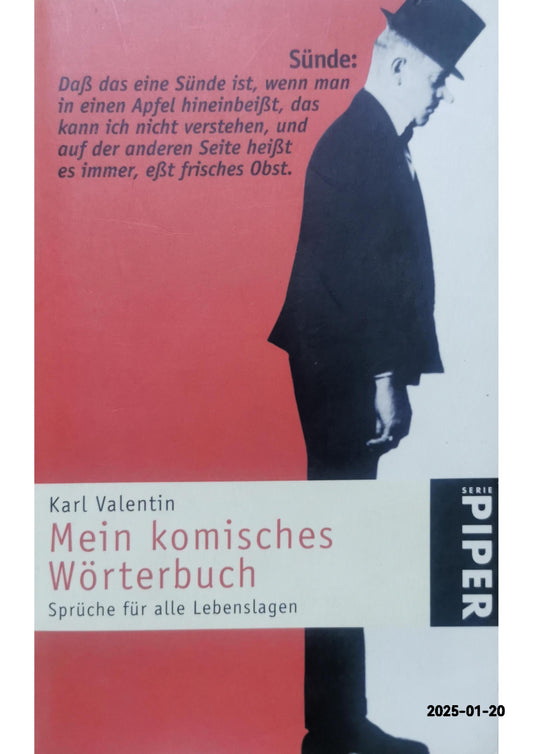 Mein komisches Wörterbuch Paperback – January 1, 2006 German Edition  by Karl Valentin (Author)