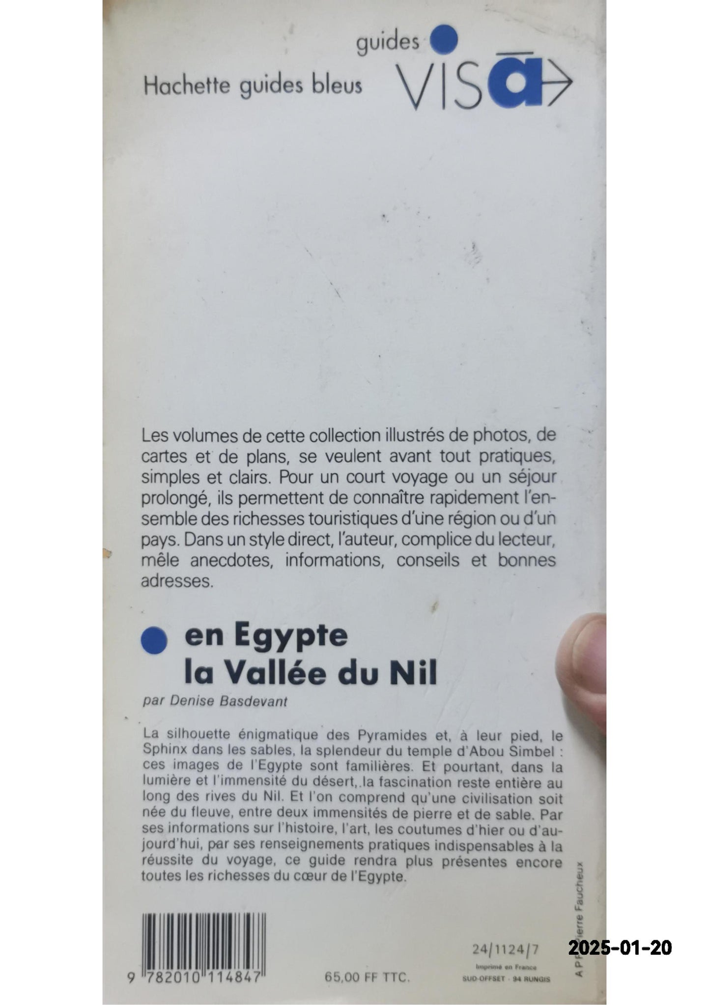 En Égypte, la vallée du Nil (Guides Visa) Relié – 1 janvier 1986 Édition en Anglais  de Denise Basdevant (Auteur)