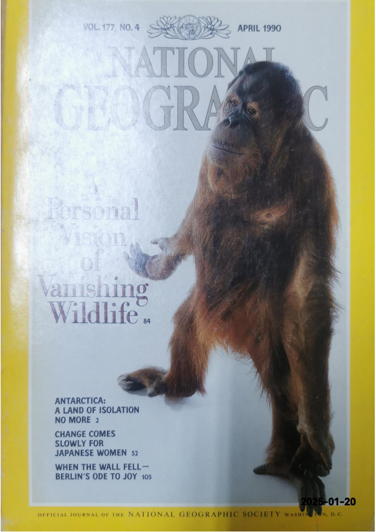 National Geographic Magazine, April 1990 Paperback – April 1, 1990 by National Geographic (Author)