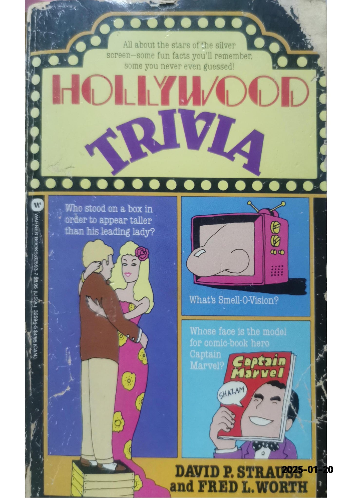 Hollywood Trivia Mass Market Paperback – December 1, 1984 by Fred Strauss, David P./Worth (Author)