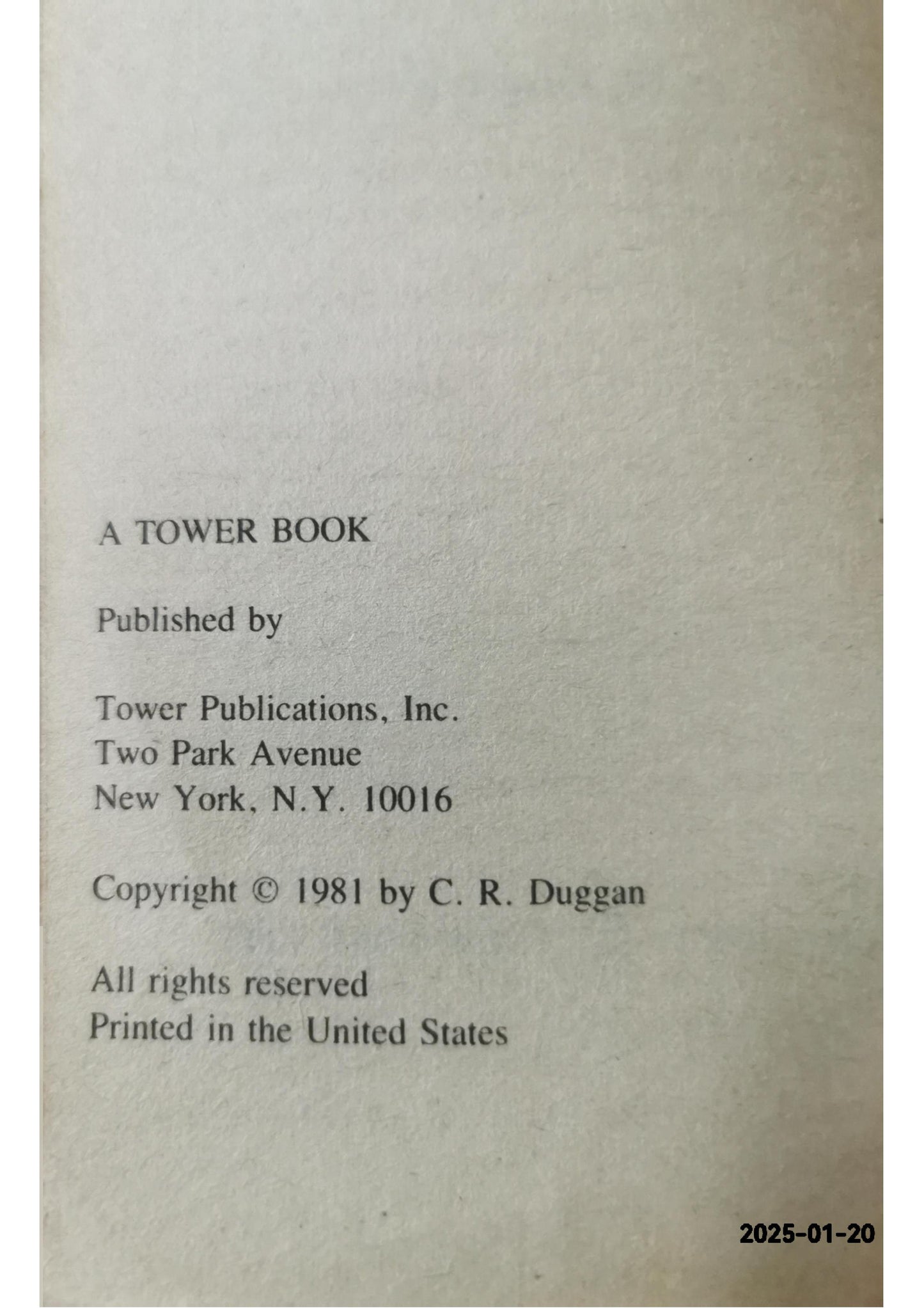 The GG 2 Deception Paperback – January 1, 1981 by C R Duggan (Author)