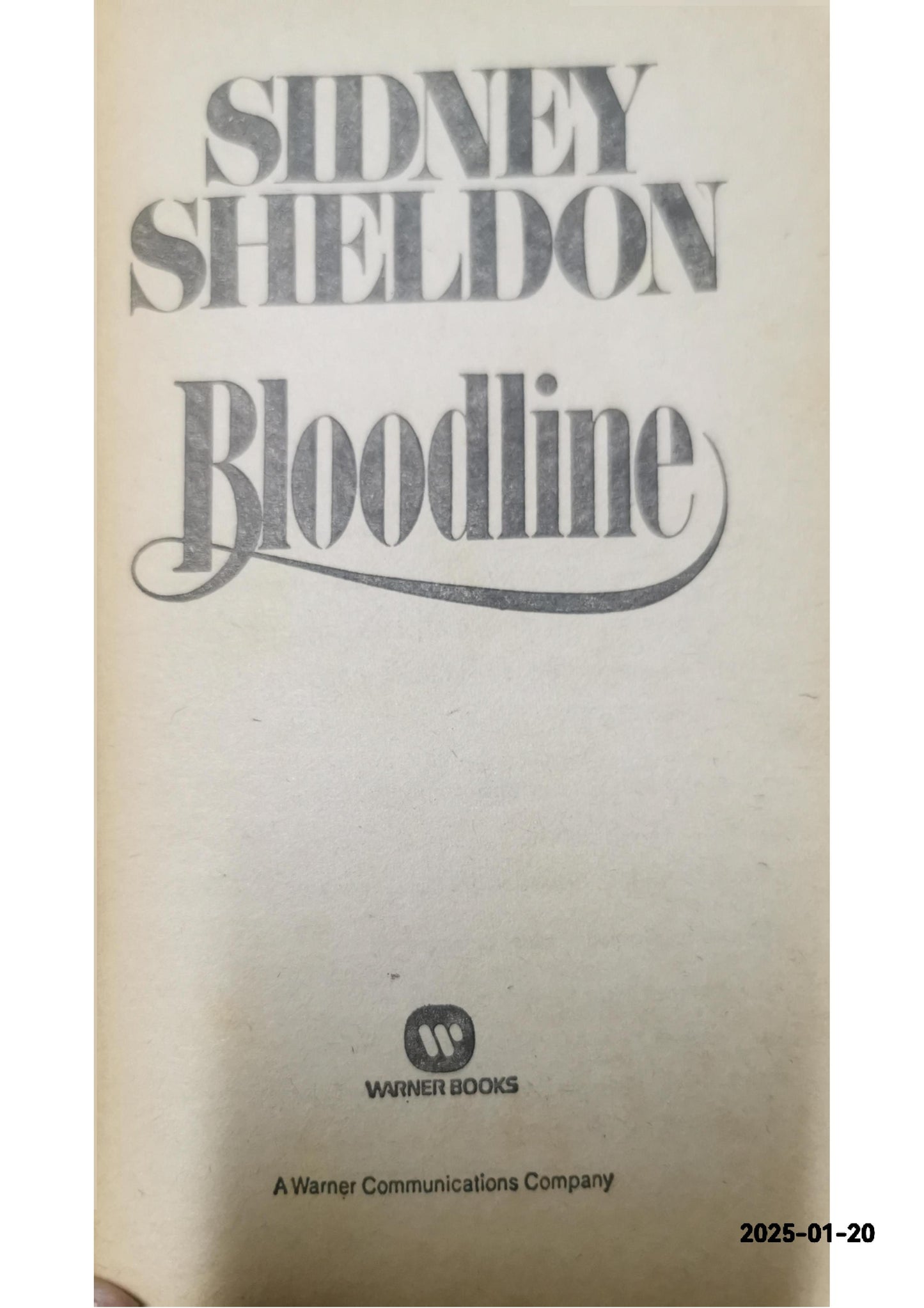 Bloodline Novel by Sidney Sheldon