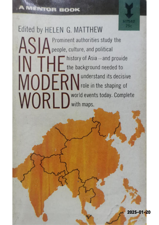 Asia in the Modern World Mass Market Paperback – November 1, 1963 by Helen G. Matthews (Author)