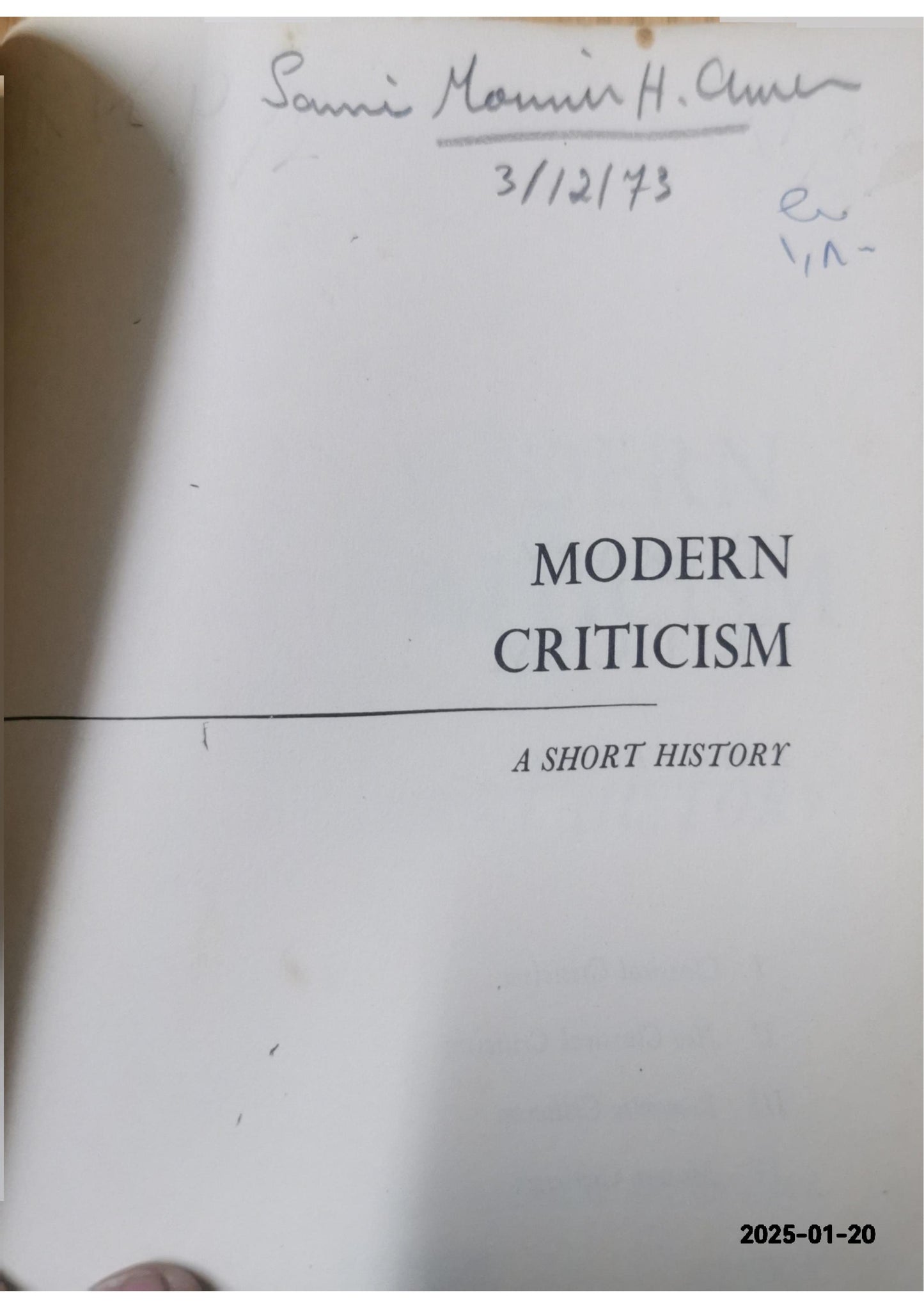 Literary Criticism A Short History (Pb 1957) Paperback – January 1, 2017 by WIMSATT (Author)