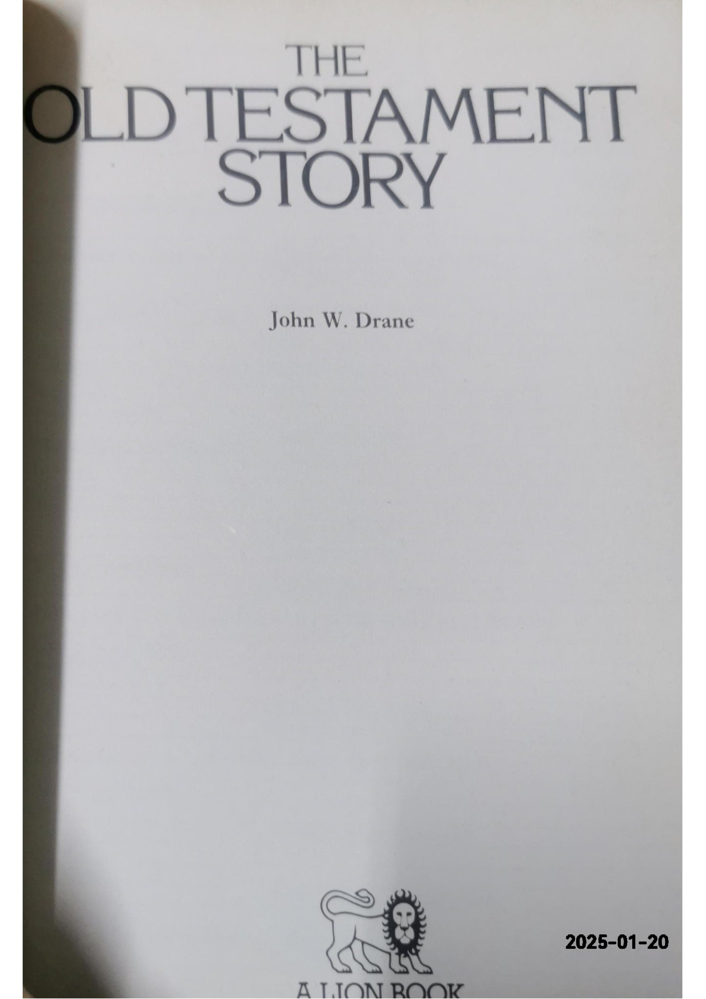 The Old Testament story Paperback – January 1, 1986 by John W. Drane (Author)