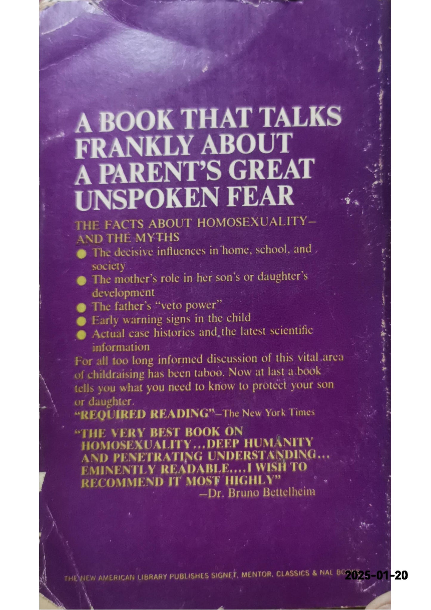 Growing Up Straight: What Every Thoughtful Parent Should Know About Homosexuality Mass Market Paperback – January 1, 1968 by Peter and Barbara Wyden (Author)