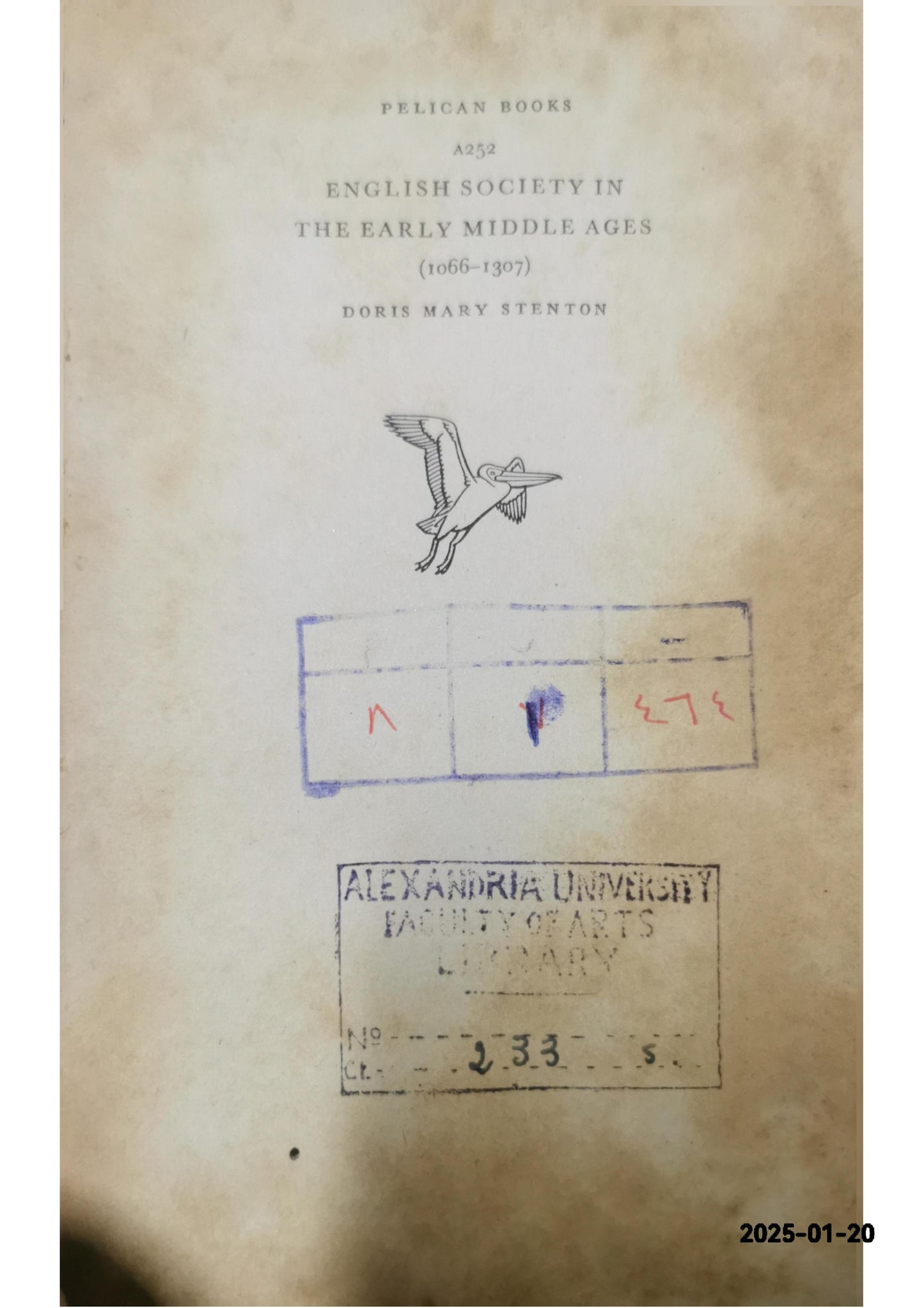 English Society in the Early Middle Ages: 1066-1307 (Hist of England, Penguin) Paperback – May 17, 1991 by Doris Mary Stenton (Author)