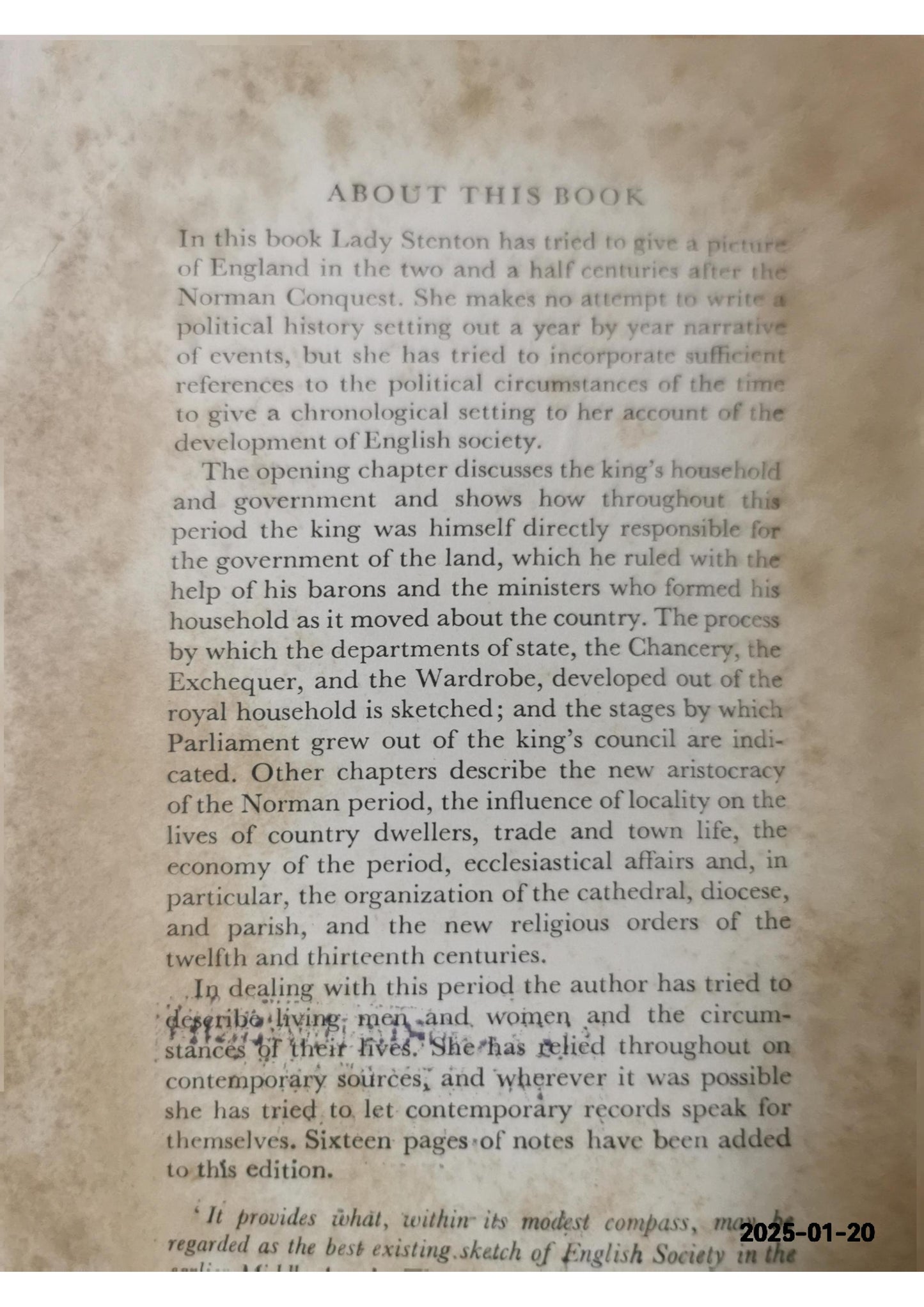 English Society in the Early Middle Ages: 1066-1307 (Hist of England, Penguin) Paperback – May 17, 1991 by Doris Mary Stenton (Author)