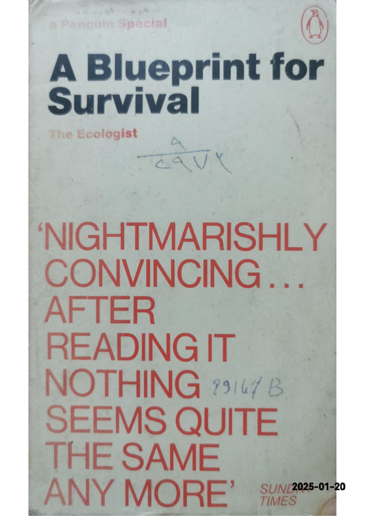 A Blueprint for Survival Book by Edward Goldsmith