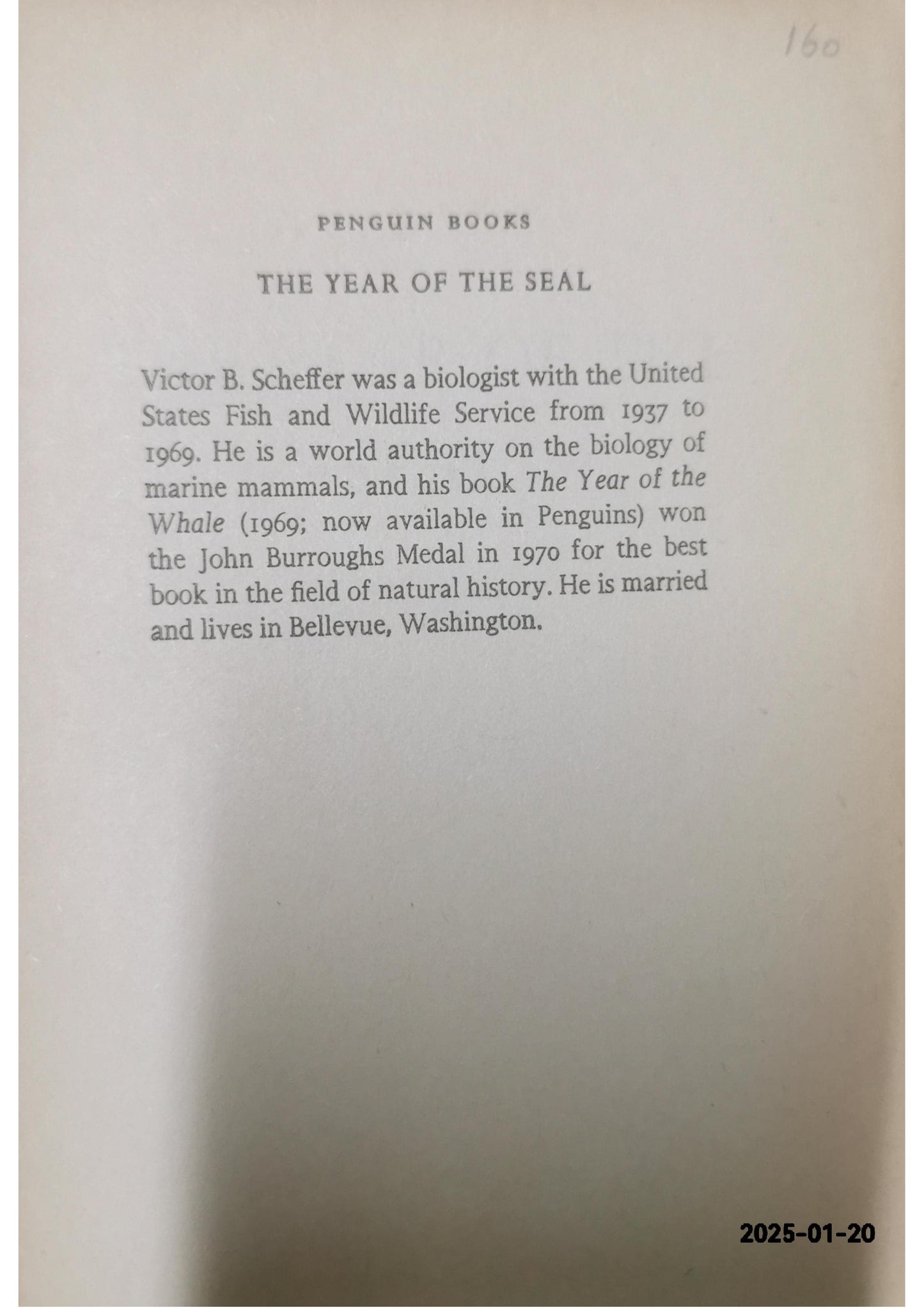 The year of the seal Paperback – January 1, 1972 by Victor B. Scheffer. Illus. by Leonard Everett Fisher (Author)