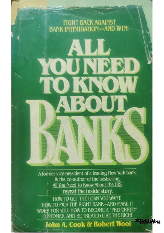 All You Need to Know About Banks Hardcover – January 1, 1983 by Wool & Cook (Author)