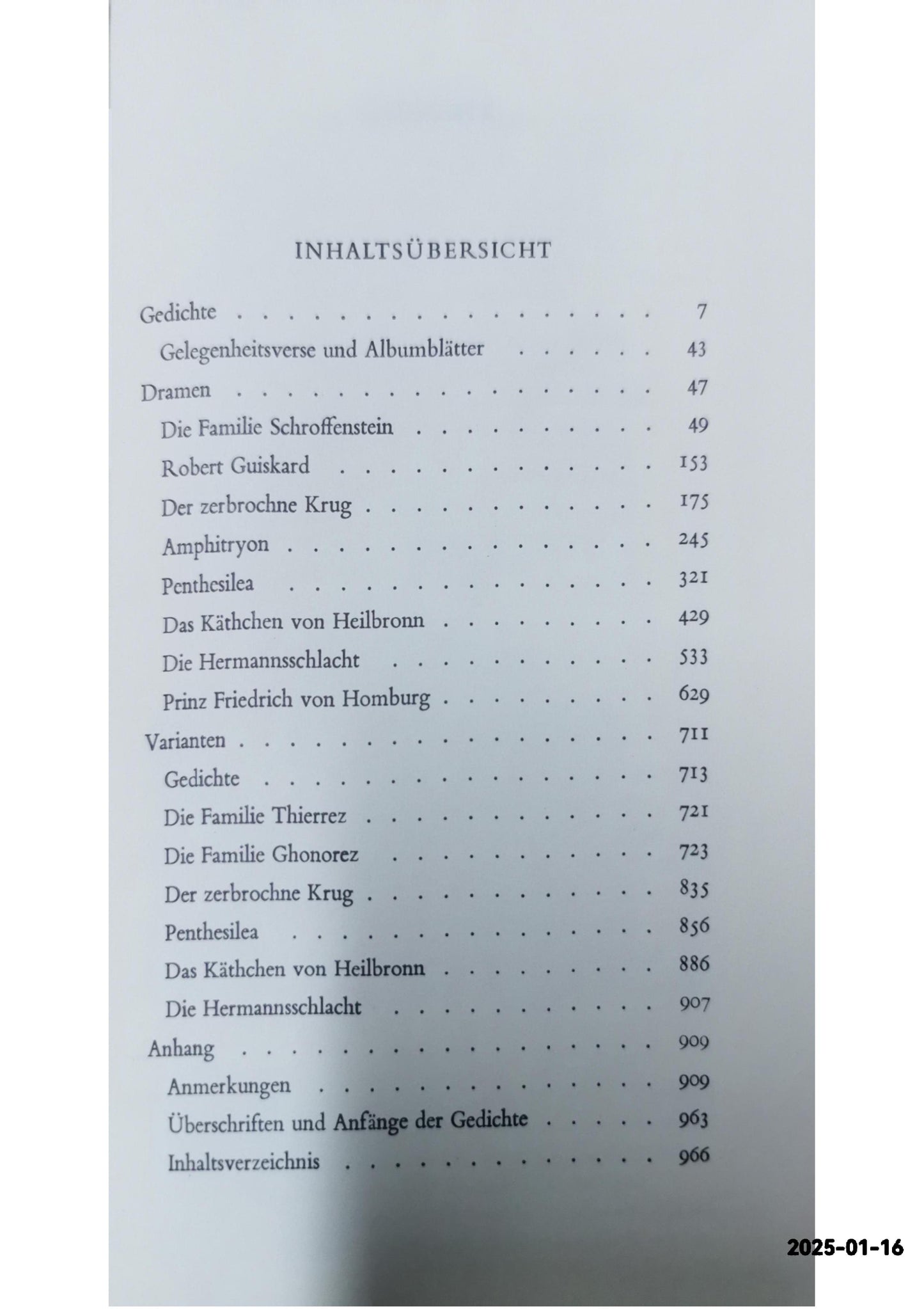 Sämtliche Werke und Briefe - Erster Band von Kleist, Heinrich Published by Carl Hanser Verlag, München, 1964 Language: German Used Condition: Gut Hardcover