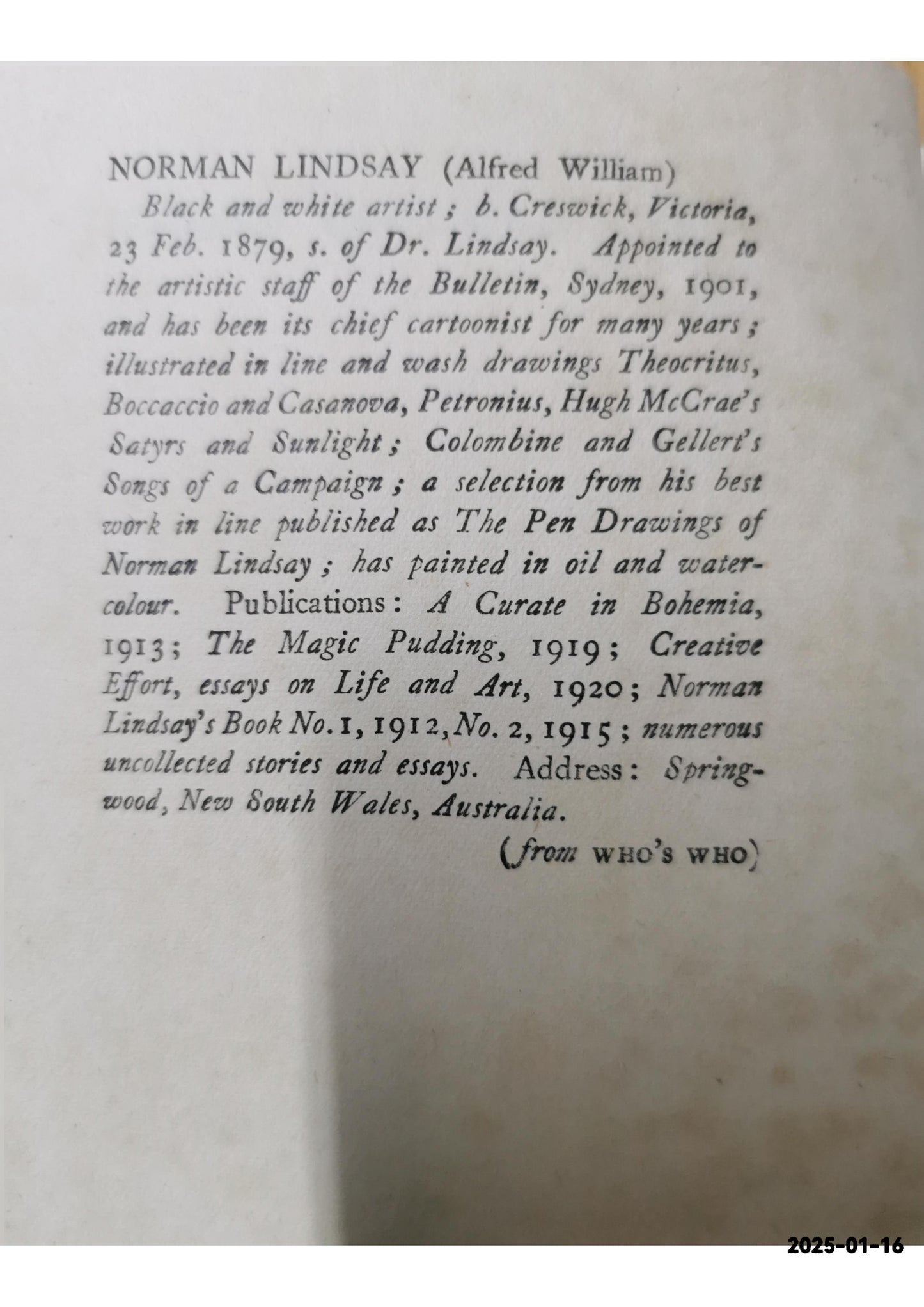 The Cautious Amorist Hardcover – January 1, 1947 by Norman Lindsay (Author)