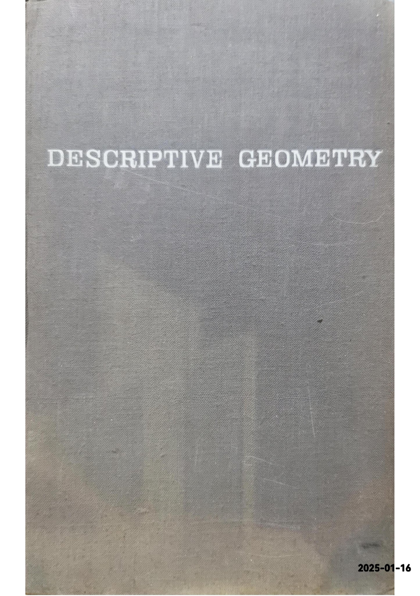 Descriptive Geometry N. Krylov; P. Lobandiyevsky; S. Men Published by Moscow, Mir Publishers, 1968 Condition: Very Good Hardcover