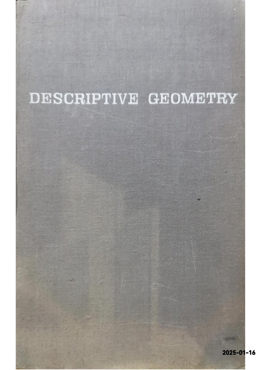 Descriptive Geometry N. Krylov; P. Lobandiyevsky; S. Men Published by Moscow, Mir Publishers, 1968 Condition: Very Good Hardcover