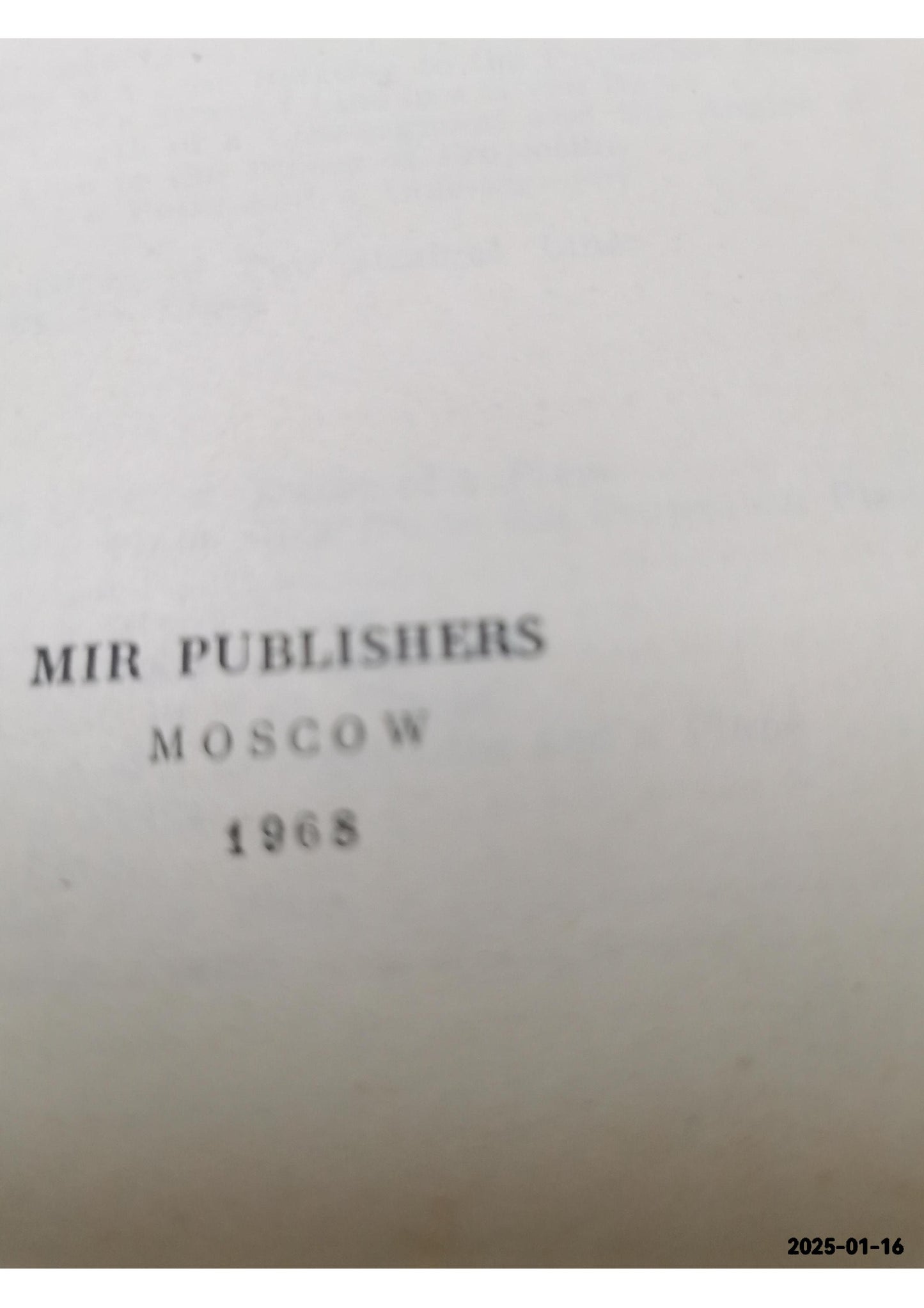 Descriptive Geometry N. Krylov; P. Lobandiyevsky; S. Men Published by Moscow, Mir Publishers, 1968 Condition: Very Good Hardcover