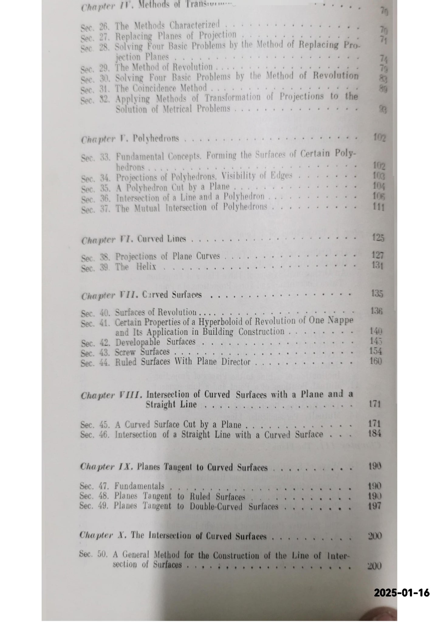 Descriptive Geometry N. Krylov; P. Lobandiyevsky; S. Men Published by Moscow, Mir Publishers, 1968 Condition: Very Good Hardcover