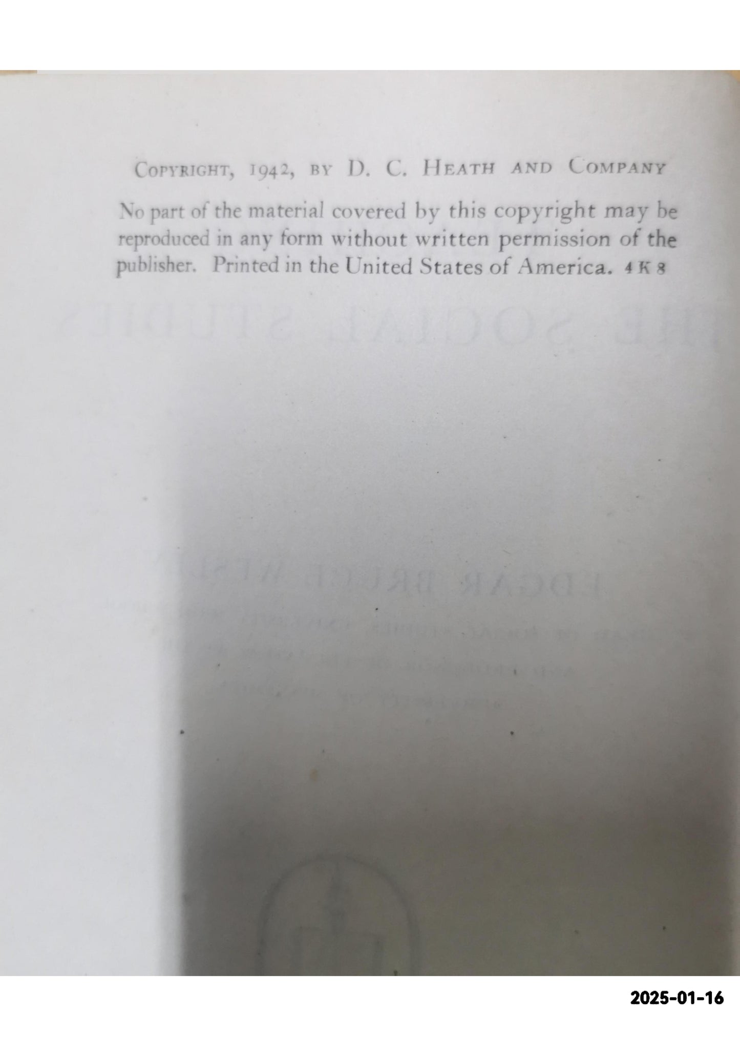 Teaching the Social Studies Hardcover – January 1, 1937 by Edgar Bruce Wesley (Author)