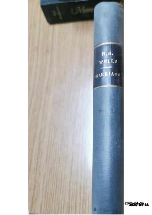 Marriage by H.G. Wells 1933 Hardcover