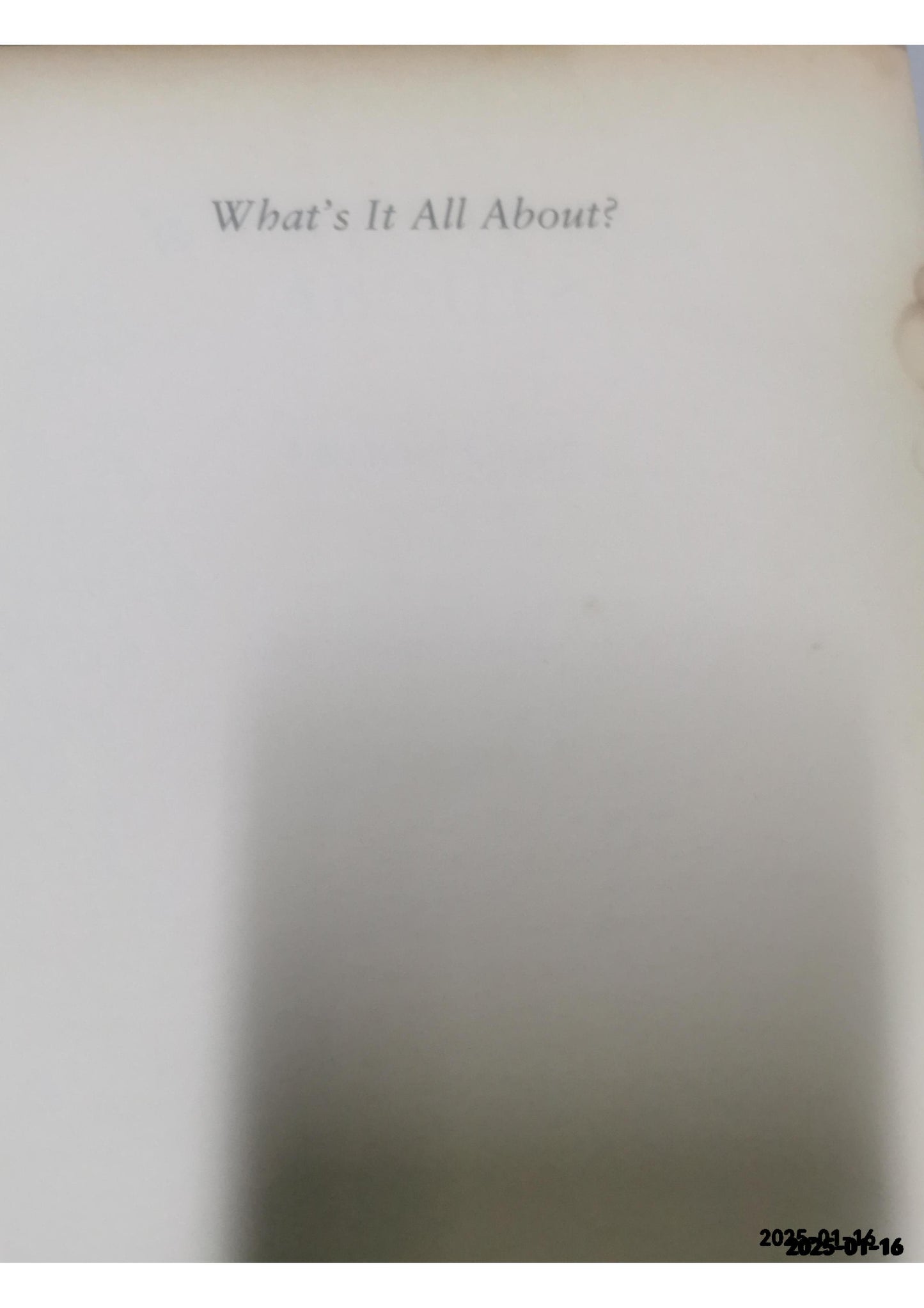 What's It All About? An Autobiography - Hardcover Michael Caine