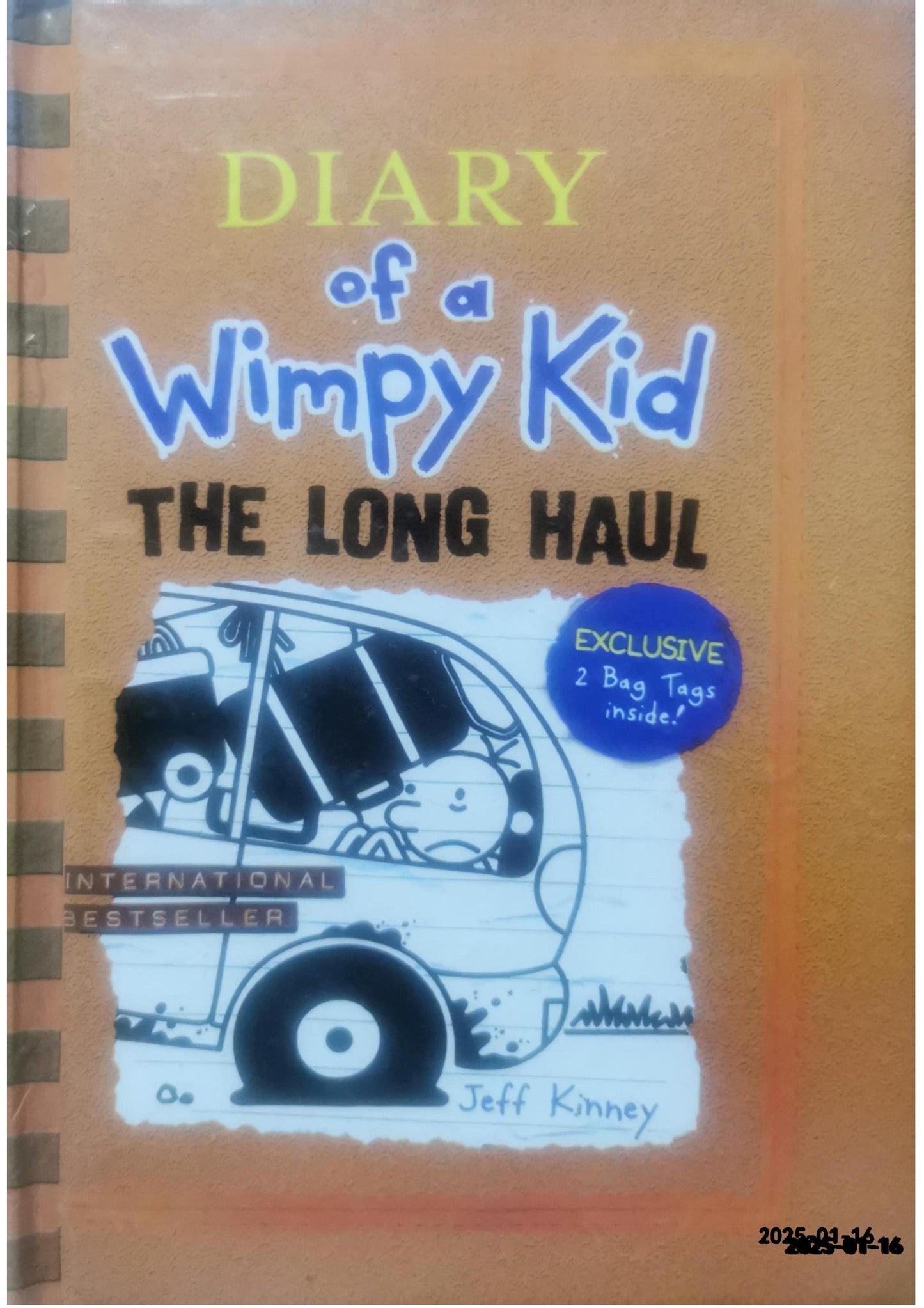 Diary of a Wimpy Kid # 9: Long Haul Hardcover – Big Book, 4 November 2014 by Jeff Kinney (Author)