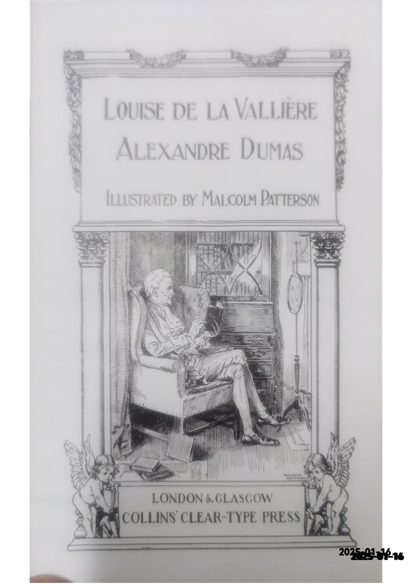 LOUISE DE LA VALLIERE Alexandre Dumas Published by Collins Clear-Type Press, London Hardcover