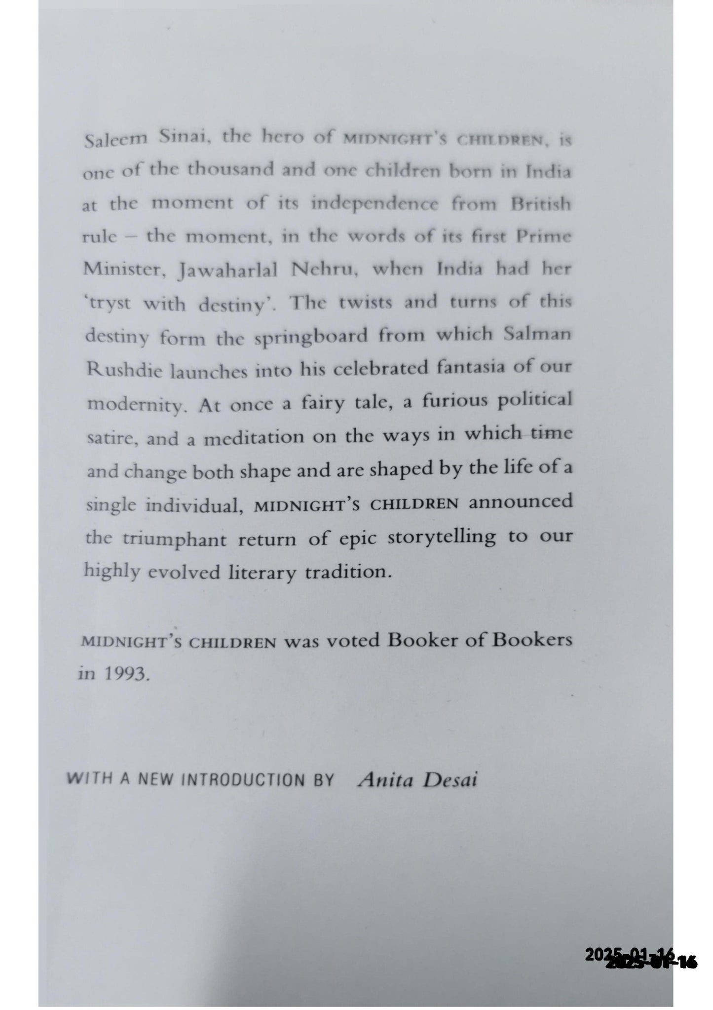 Midnight's Children (Everyman's Library) Hardcover – October 17, 1995 by Salman Rushdie (Author), Anita Desai (Introduction)