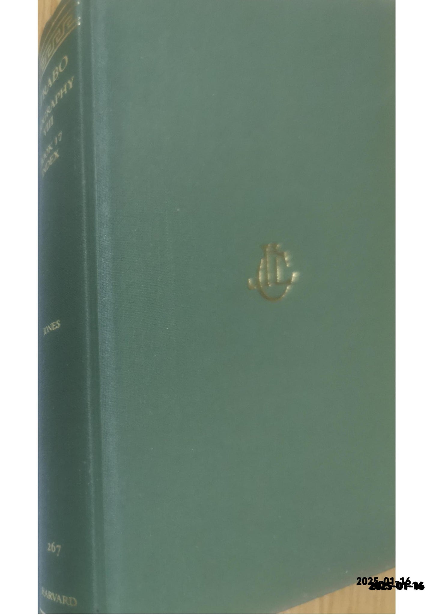 Strabo: Geography , Volume VIII, Book 17 and General Index (Loeb Classical Library No. 267) Hardcover – January 1, 1932 by Strabo (Author), Horace Leonard Jones (Translator)