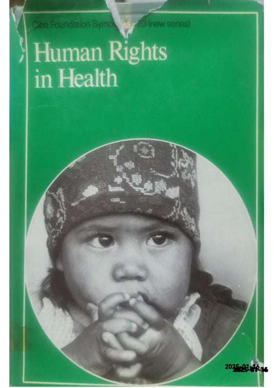 Human Rights in Health (Ciba Foundation Symposium) Hardcover – January 1, 1974 by I. et al. WOLSTENHOLME, G.E.W., BRADLEY, D.J., BURTON (Author)