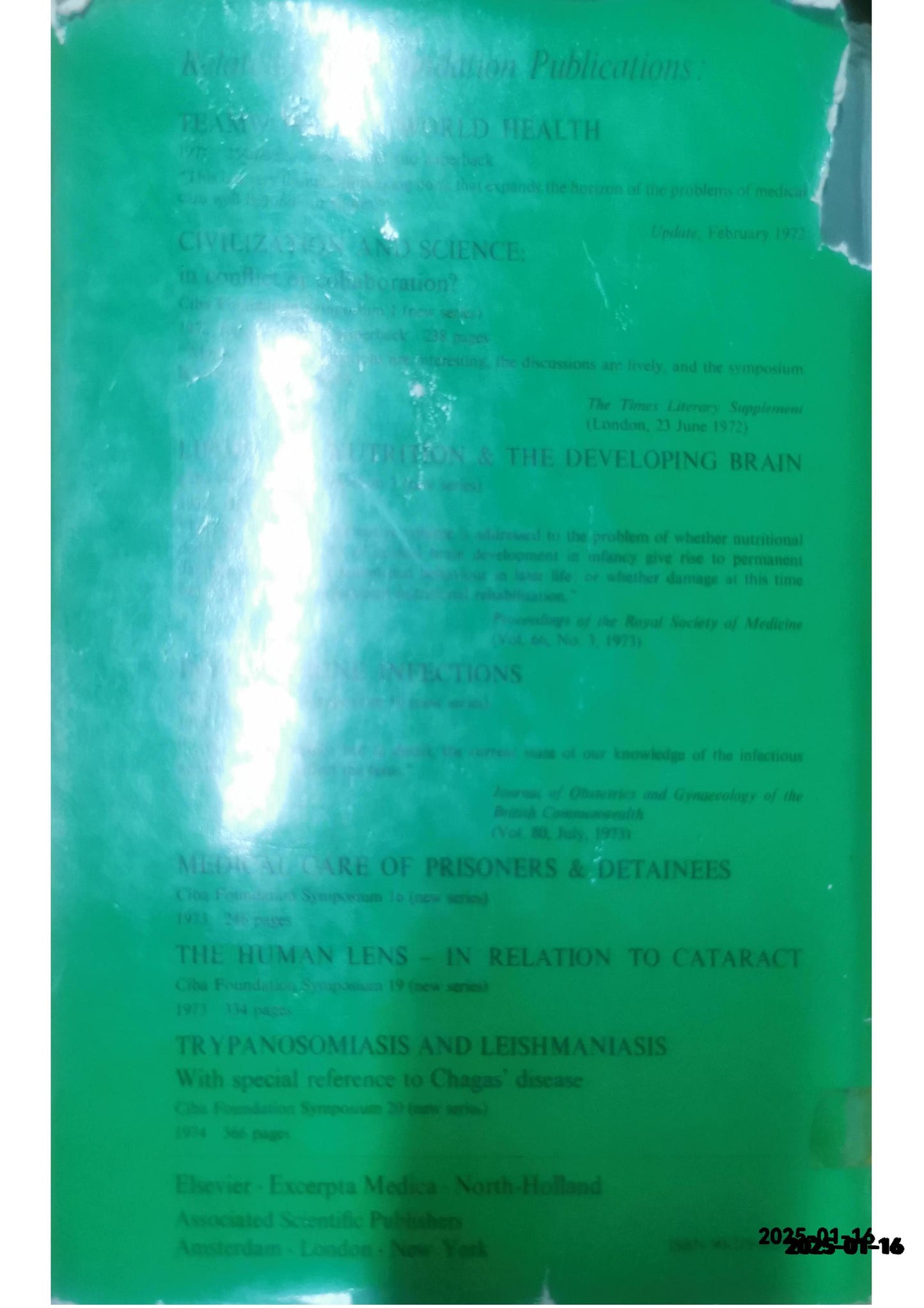 Human Rights in Health (Ciba Foundation Symposium) Hardcover – January 1, 1974 by I. et al. WOLSTENHOLME, G.E.W., BRADLEY, D.J., BURTON (Author)