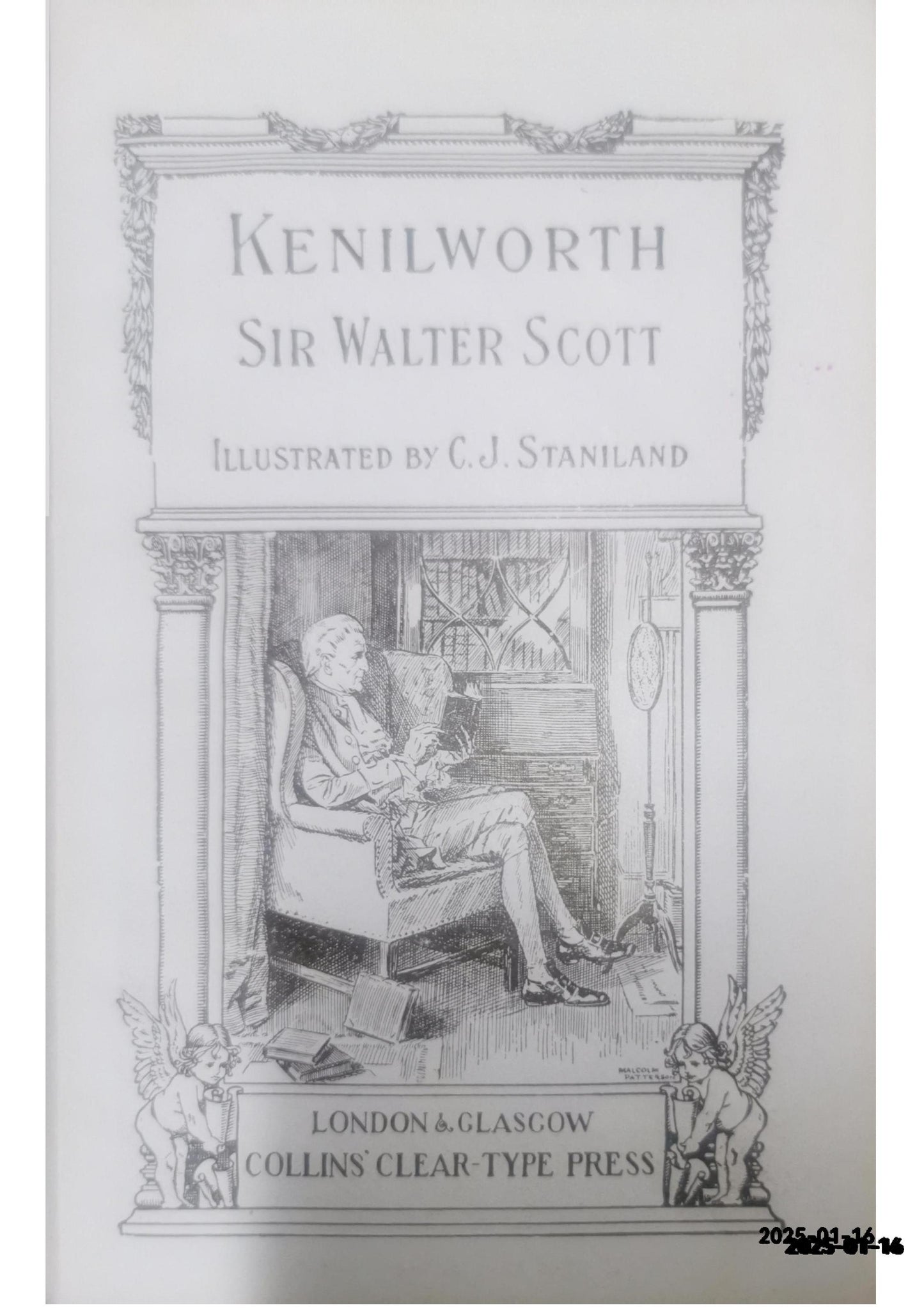 Kenilworth by Sir Walter Scott (hardcover) 1923 reprint