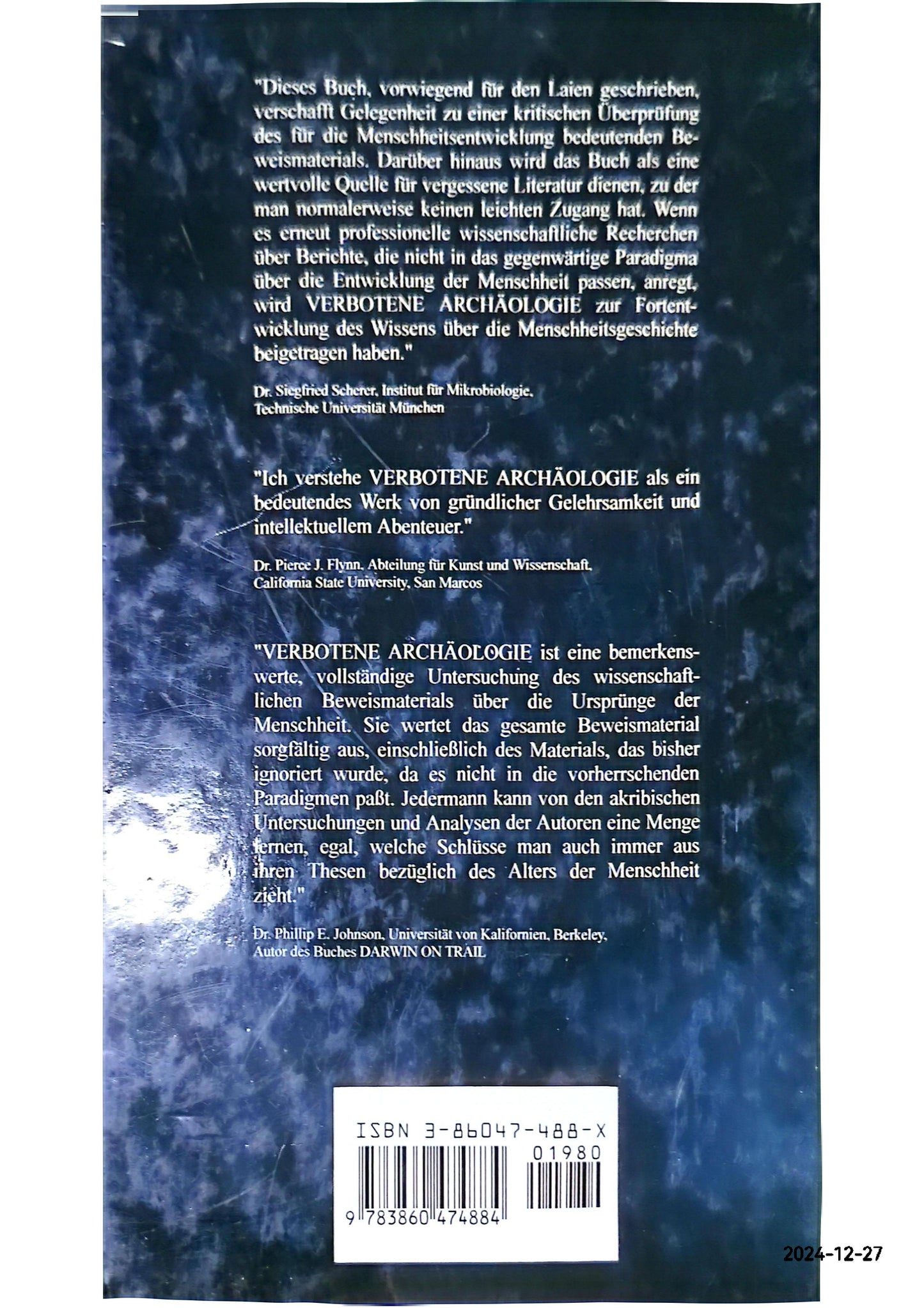 Verbotene Archäologie. Sensationelle Funde verändern die Welt. Paperback – 1 Jan. 1996 by Michael A. Cremo (Autor), Richard L. Thompson (Autor)