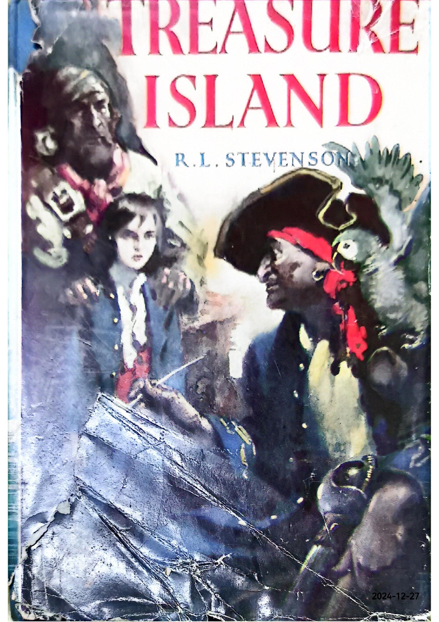 Treasure Island, Robert Louis Stevenson, Collins, 1955, Hardcover