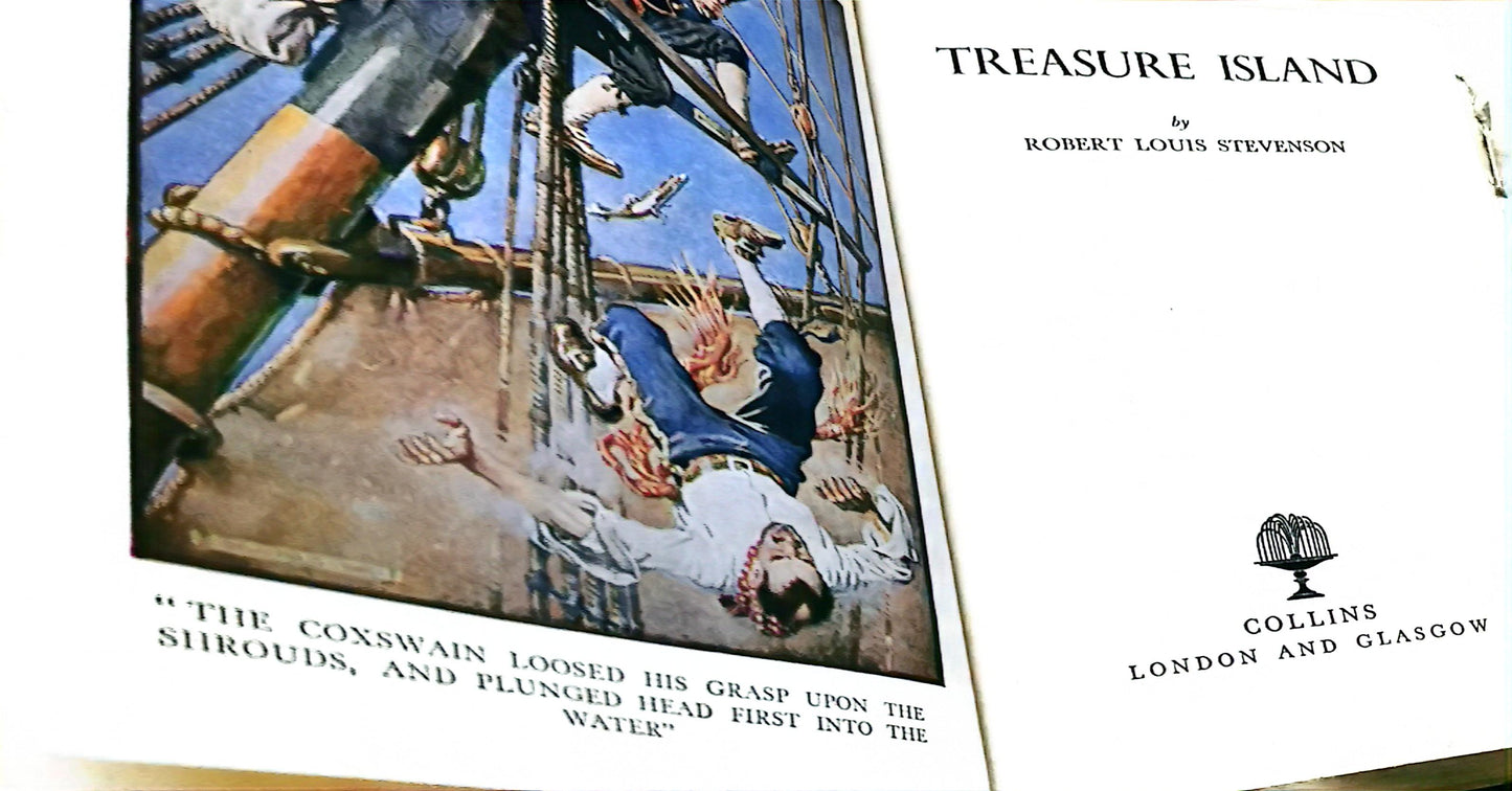 Treasure Island, Robert Louis Stevenson, Collins, 1955, Hardcover