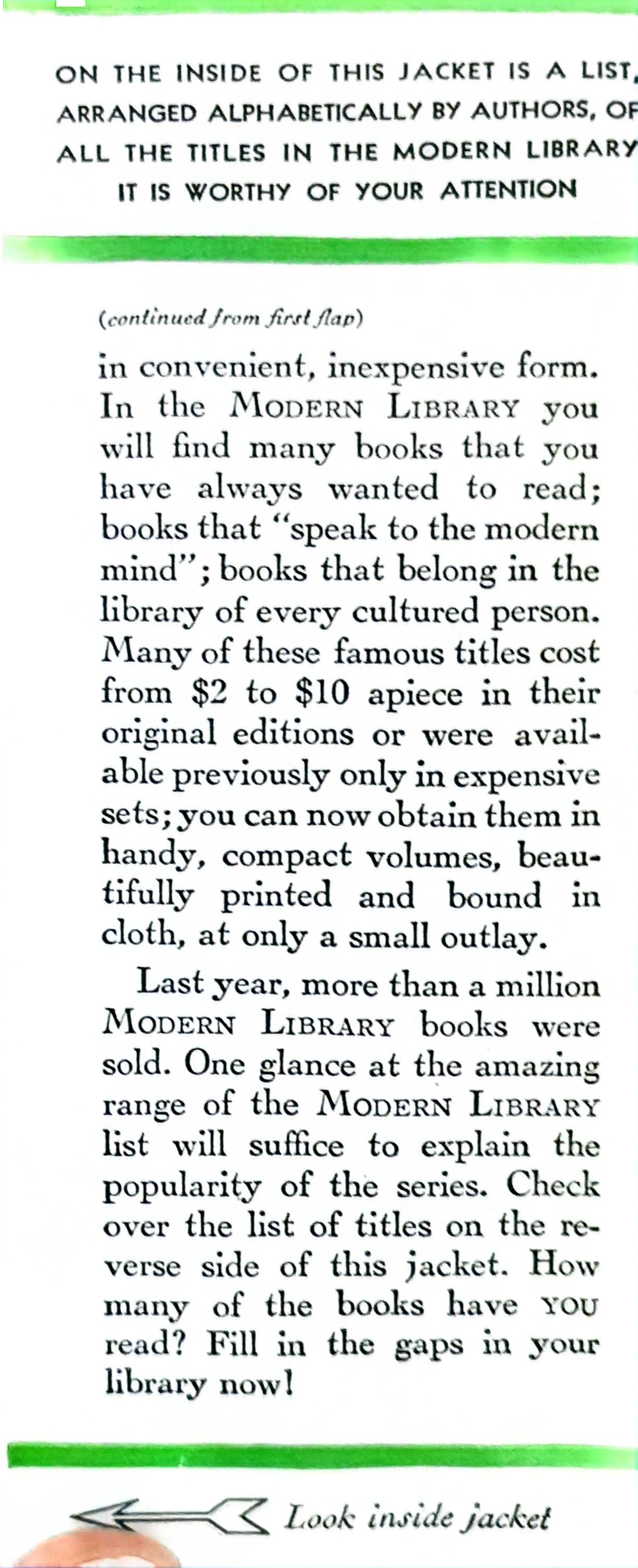 HENRY ESMOND Modern Library No. 80 William M. Thackeray Published by Modern Library, New York, 1950 Hardcover