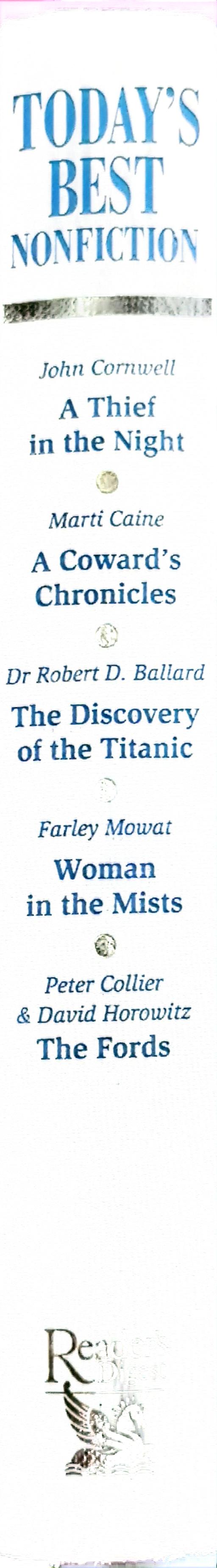 Today's Best Nonfiction Hardcover – January 1, 1992 by readers digest association (Author)