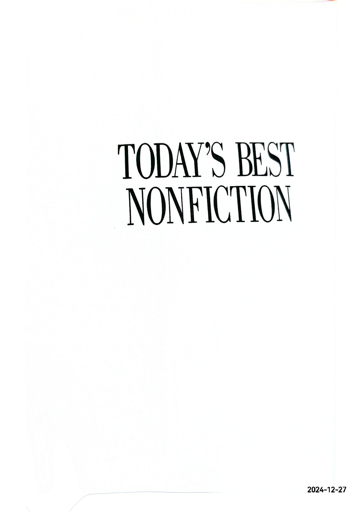 Today's Best Nonfiction Hardcover – January 1, 1992 by readers digest association (Author)