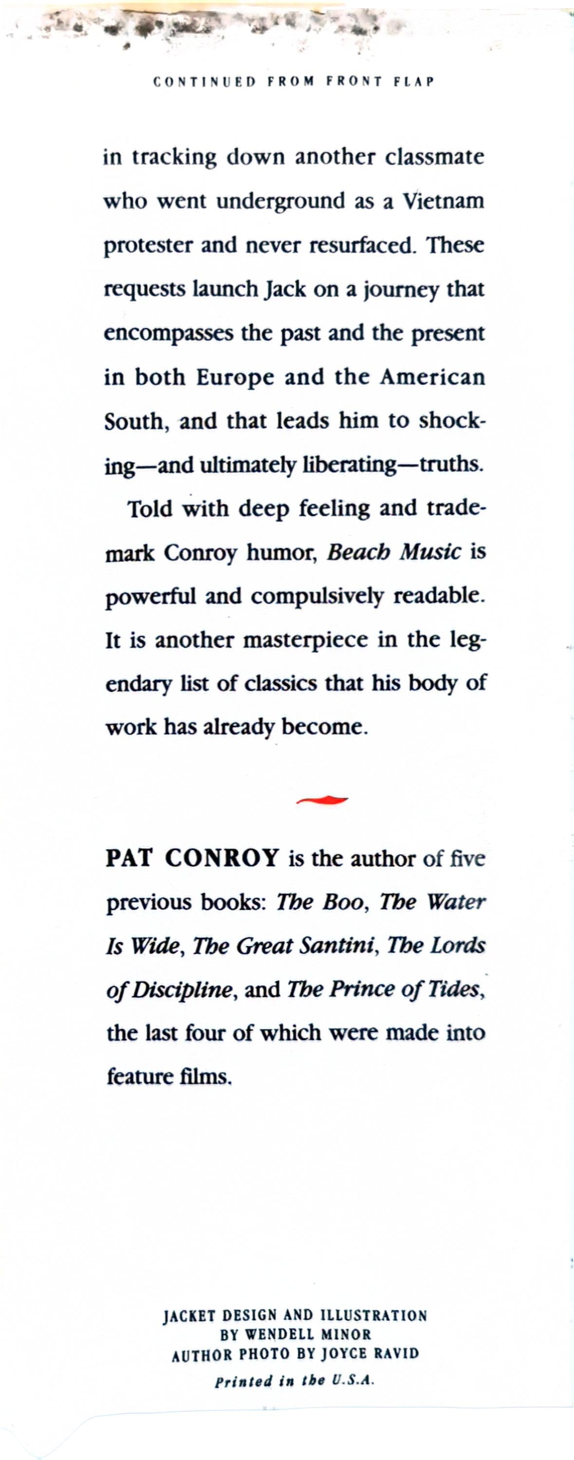 Beach Music Hardcover – June 1, 1995 by Pat Conroy (Author)