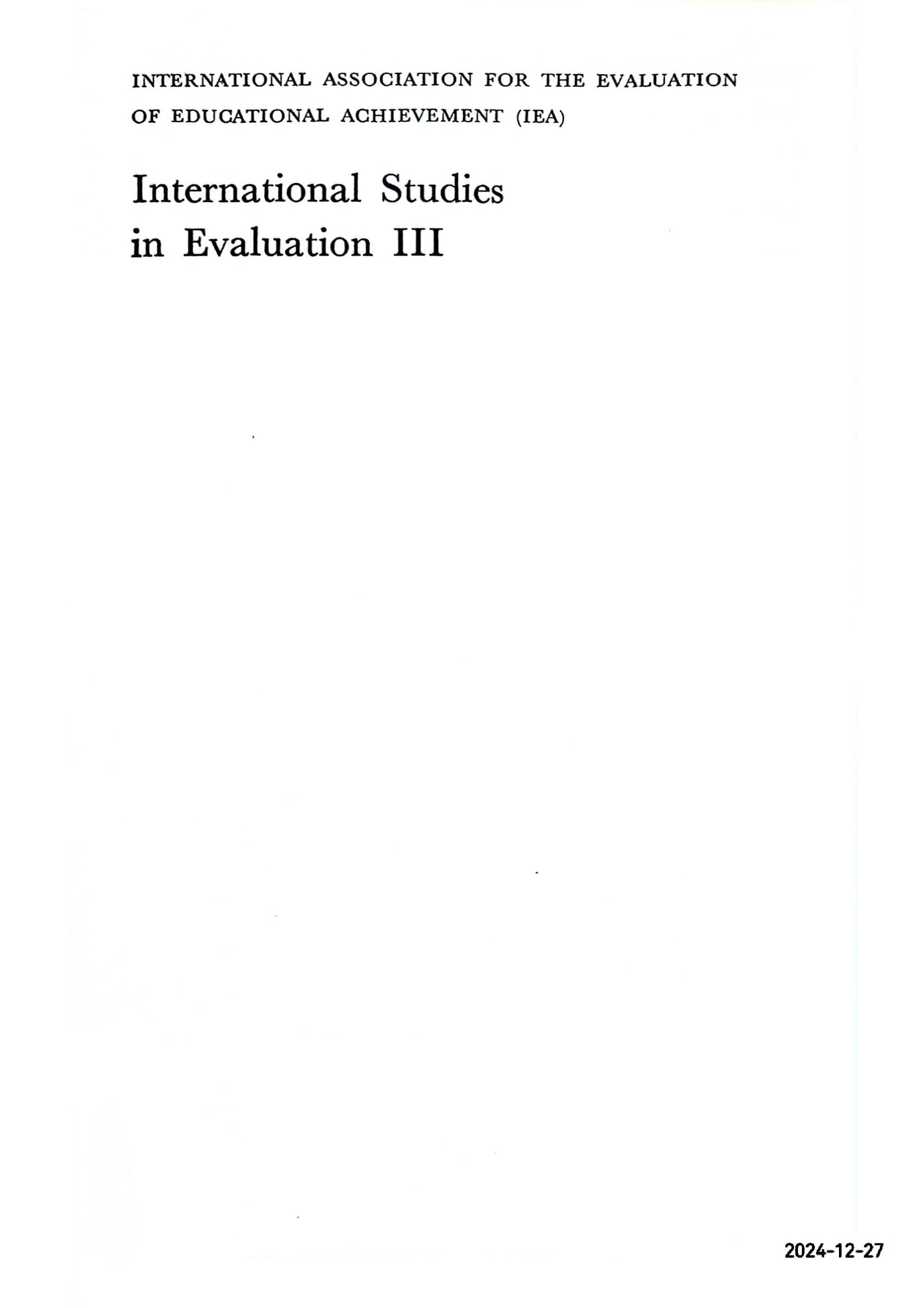 Reading Comprehension Education in Fifteen Countries (International Studies in Evaluation â...¢) - HardcoverRobert L. Thorndike