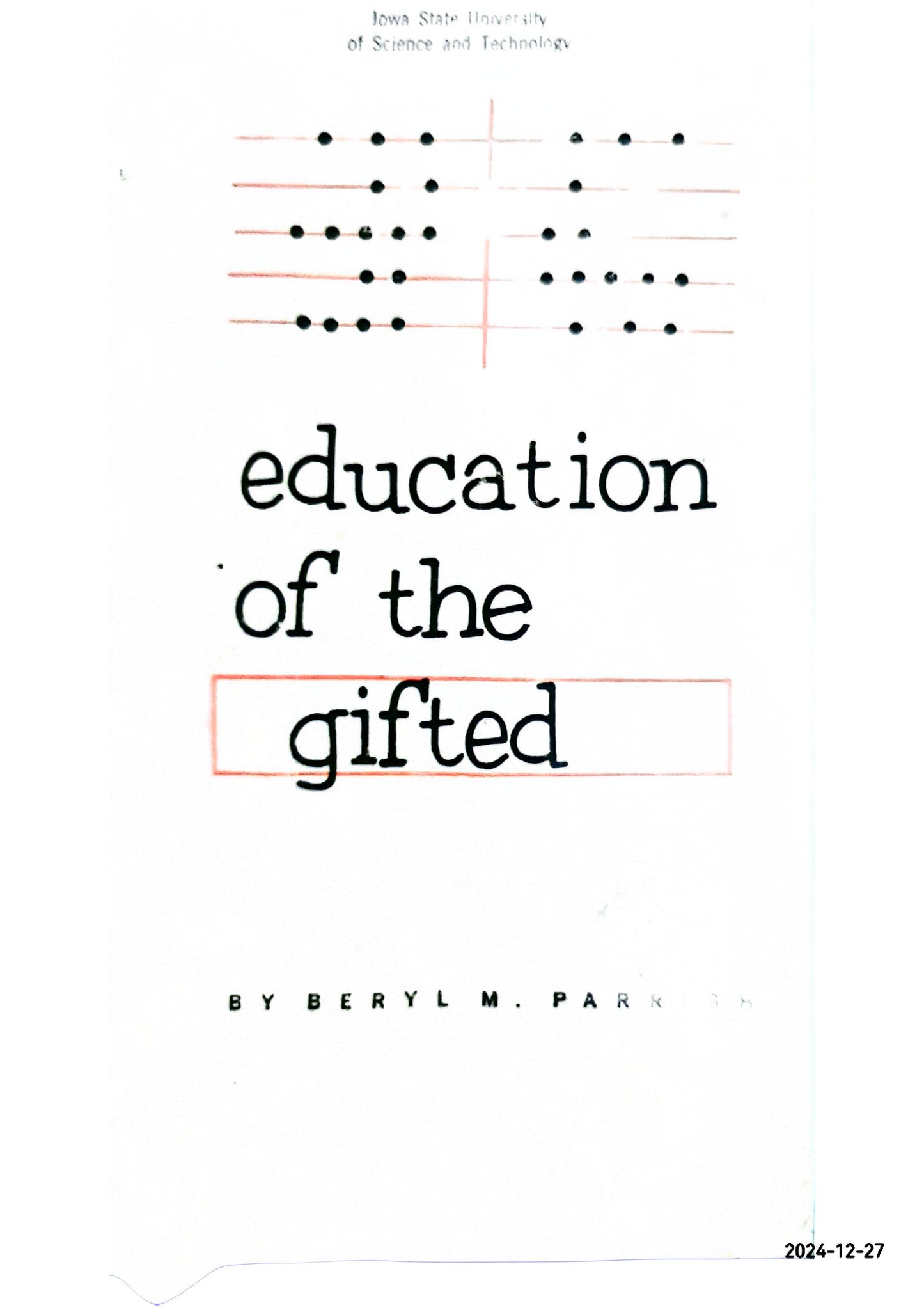 Education of the gifted and talented First Edition by Gary A Davis (Author)