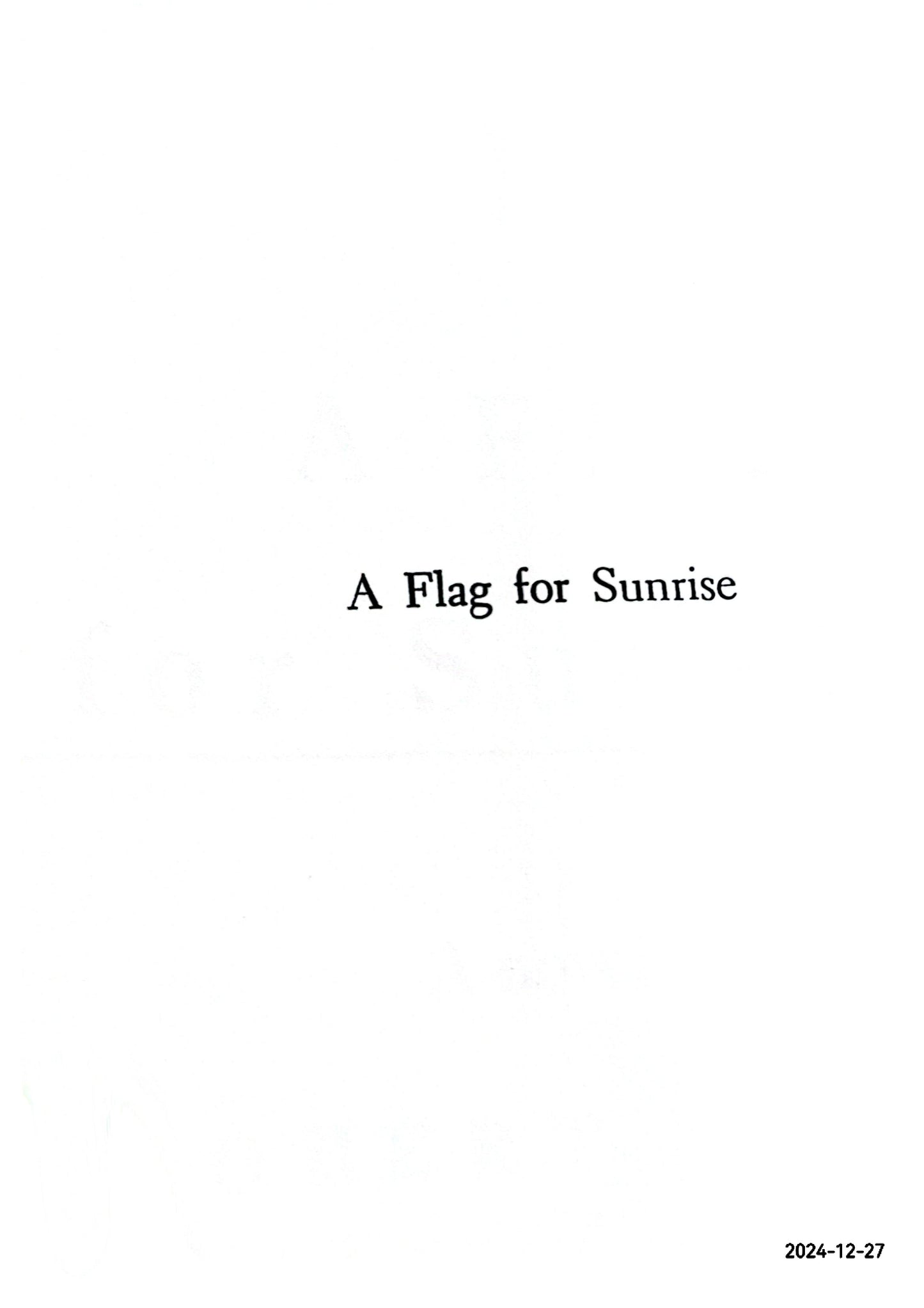 A Flag for Sunrise Hardcover – October 12, 1981 by Robert Stone (Author)