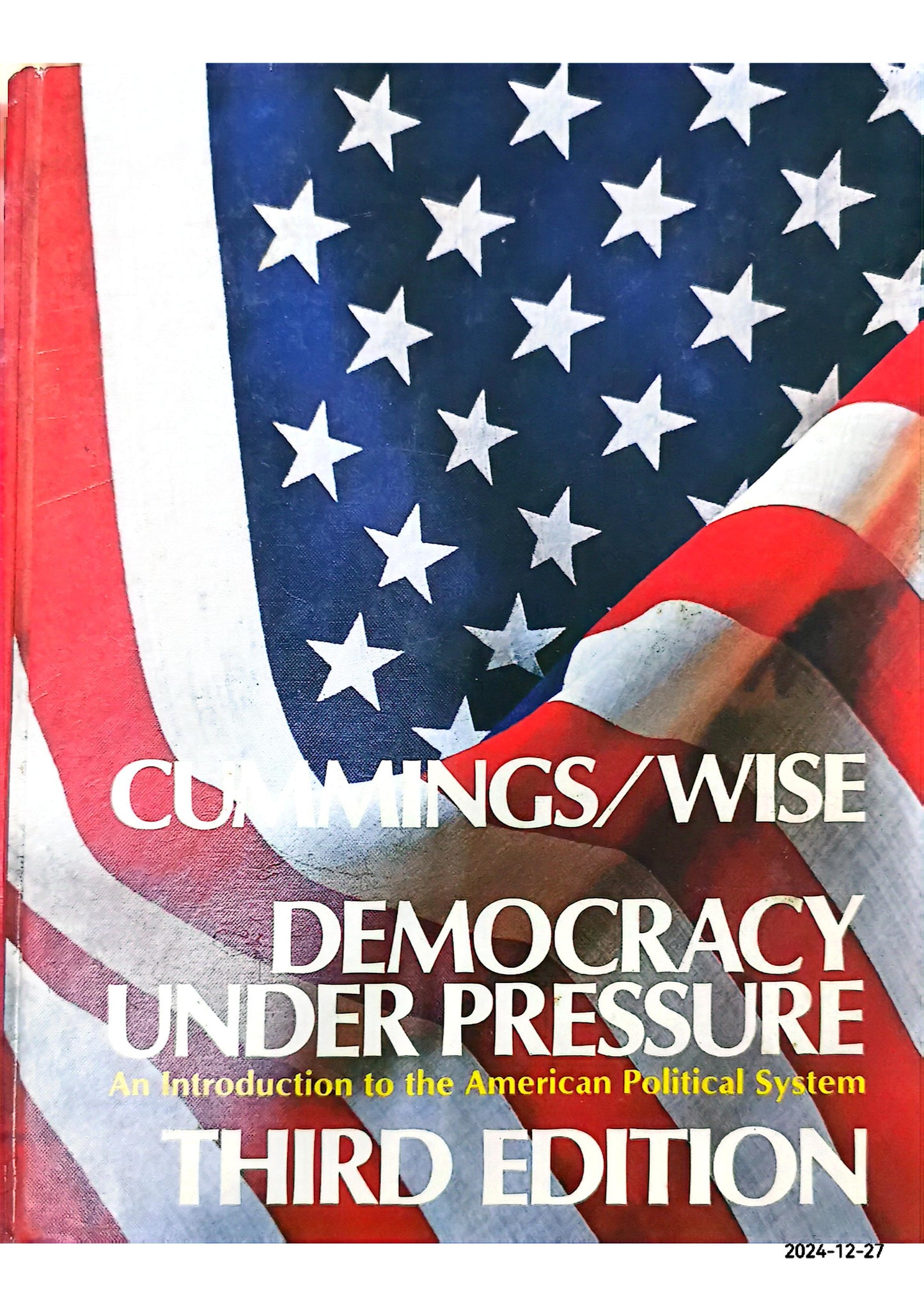 Democracy under pressure: An introduction to the American political system Hardcover – January 1, 1977 by Milton C Cummings (Author)