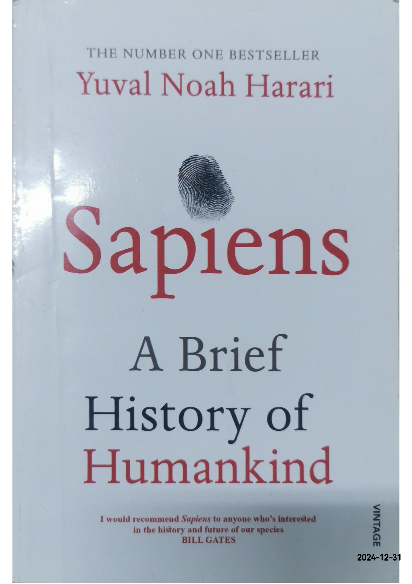 Sapiens: A Brief History of Humankind Paperback – May 15, 2018 by Yuval Noah Harari (Author)