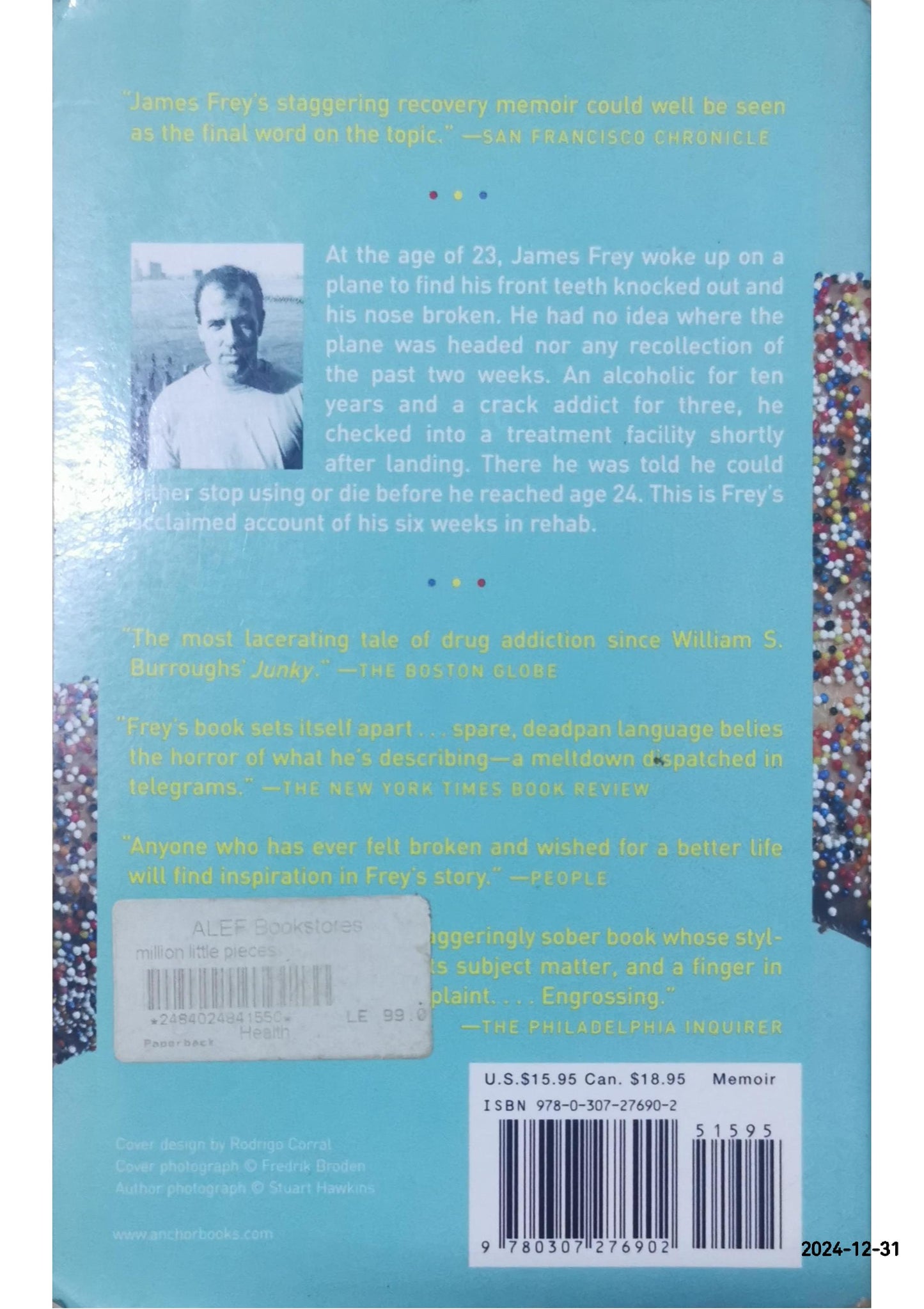 A Million Little Pieces Paperback – September 22, 2005 by James Frey (Author)